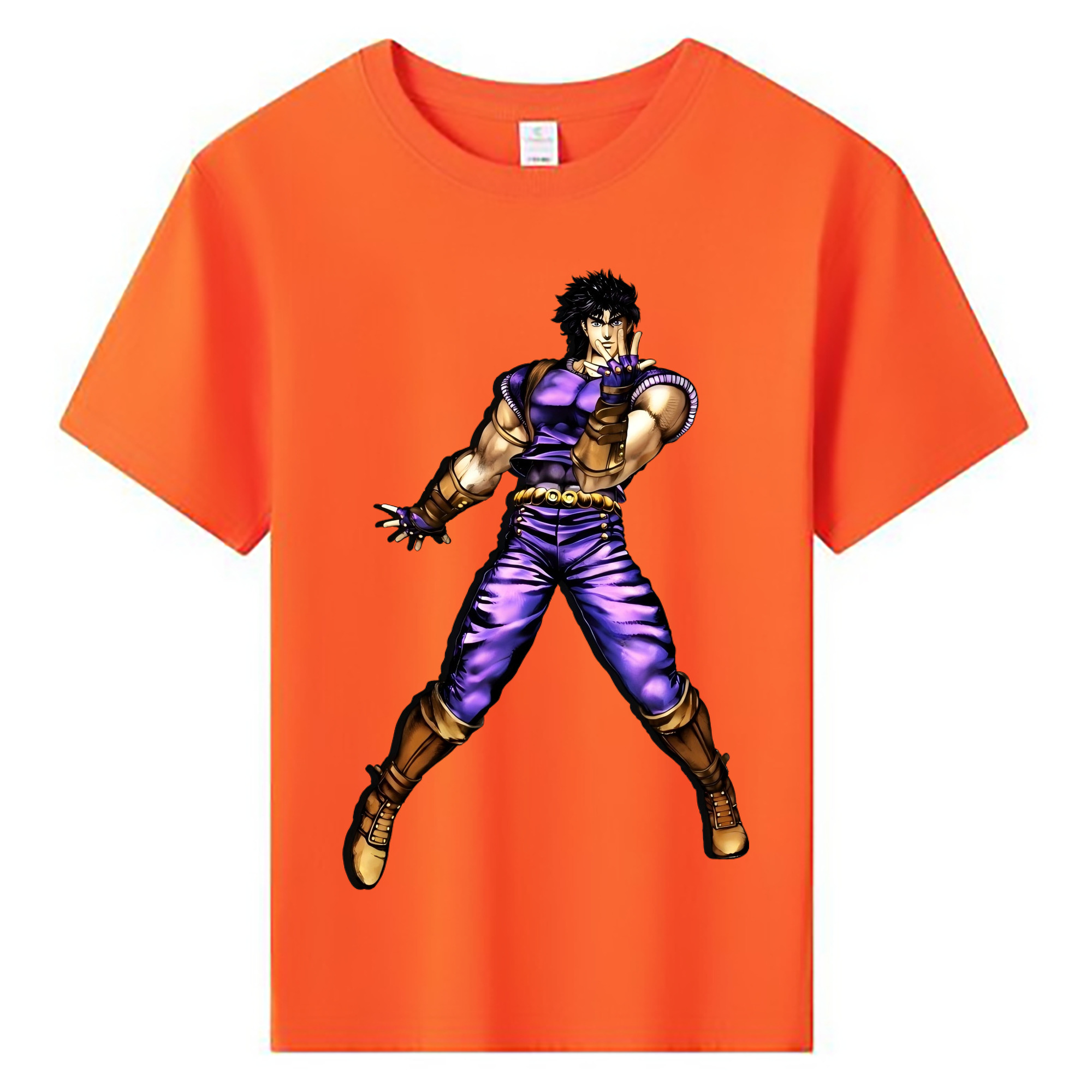 （画像用） ジョジョの奇妙な冒険 /ジョナサン?ジョースター JoJo's Bizarre Adventure Jonathan Joestar 綿100％キッズTシャツ（フロントプリント）
