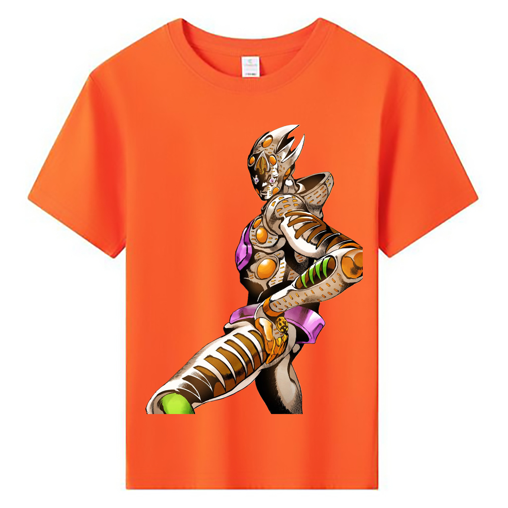 （画像用） ジョジョの奇妙な冒険 ジョルノ?ジョバァーナ JoJo's Bizarre Adventure Giorno Giovanna 綿100％キッズTシャツ（フロントプリント）