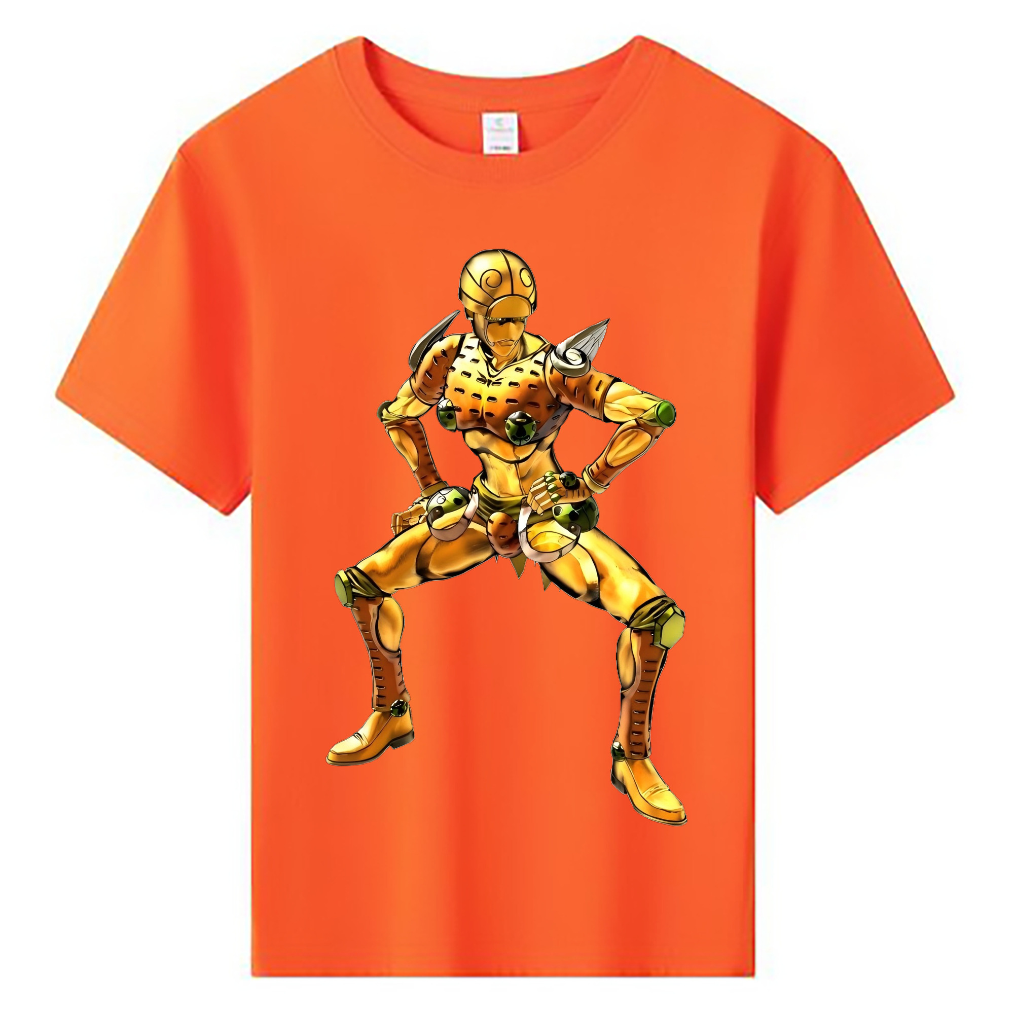 （画像用） ジョジョの奇妙な冒険 ジョルノ?ジョバァーナ JoJo's Bizarre Adventure Giorno Giovanna 綿100％キッズTシャツ（フロントプリント）