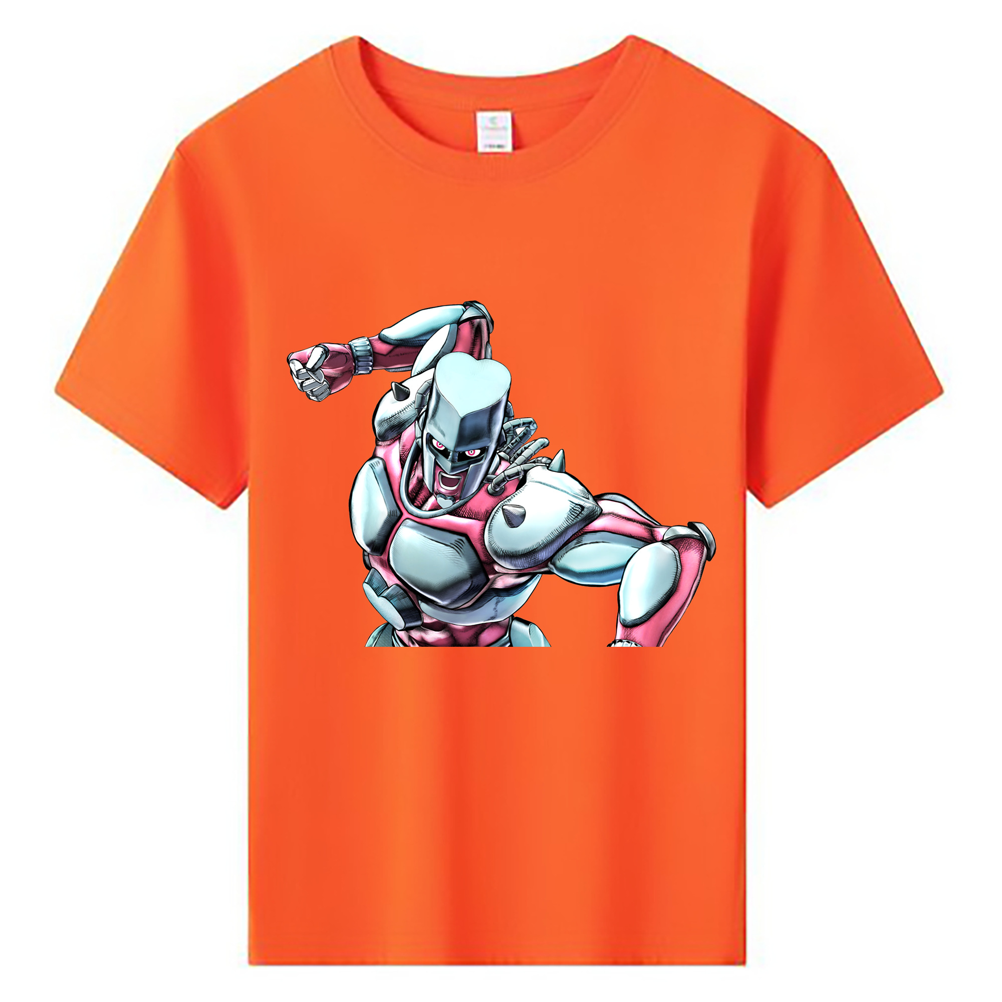 （画像用） ジョジョの奇妙な冒険 ひがしかた じょうすけ JoJo's Bizarre Adventure Higashikata Josuke 綿100％キッズTシャツ（フロントプリント）