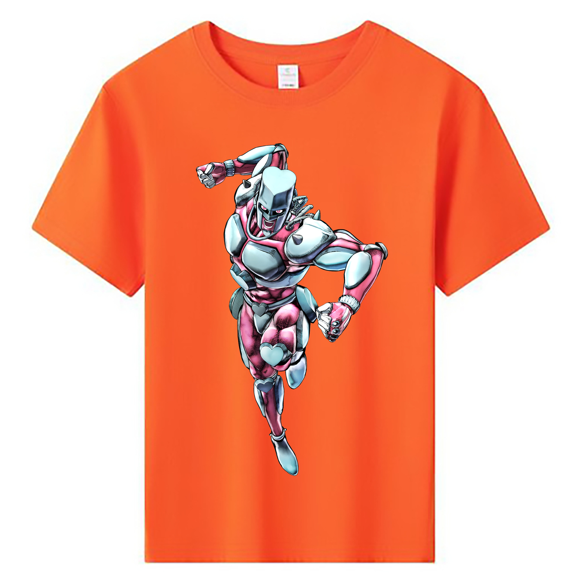 （画像用） ジョジョの奇妙な冒険 ひがしかた じょうすけ JoJo's Bizarre Adventure Higashikata Josuke 綿100％キッズTシャツ（フロントプリント）