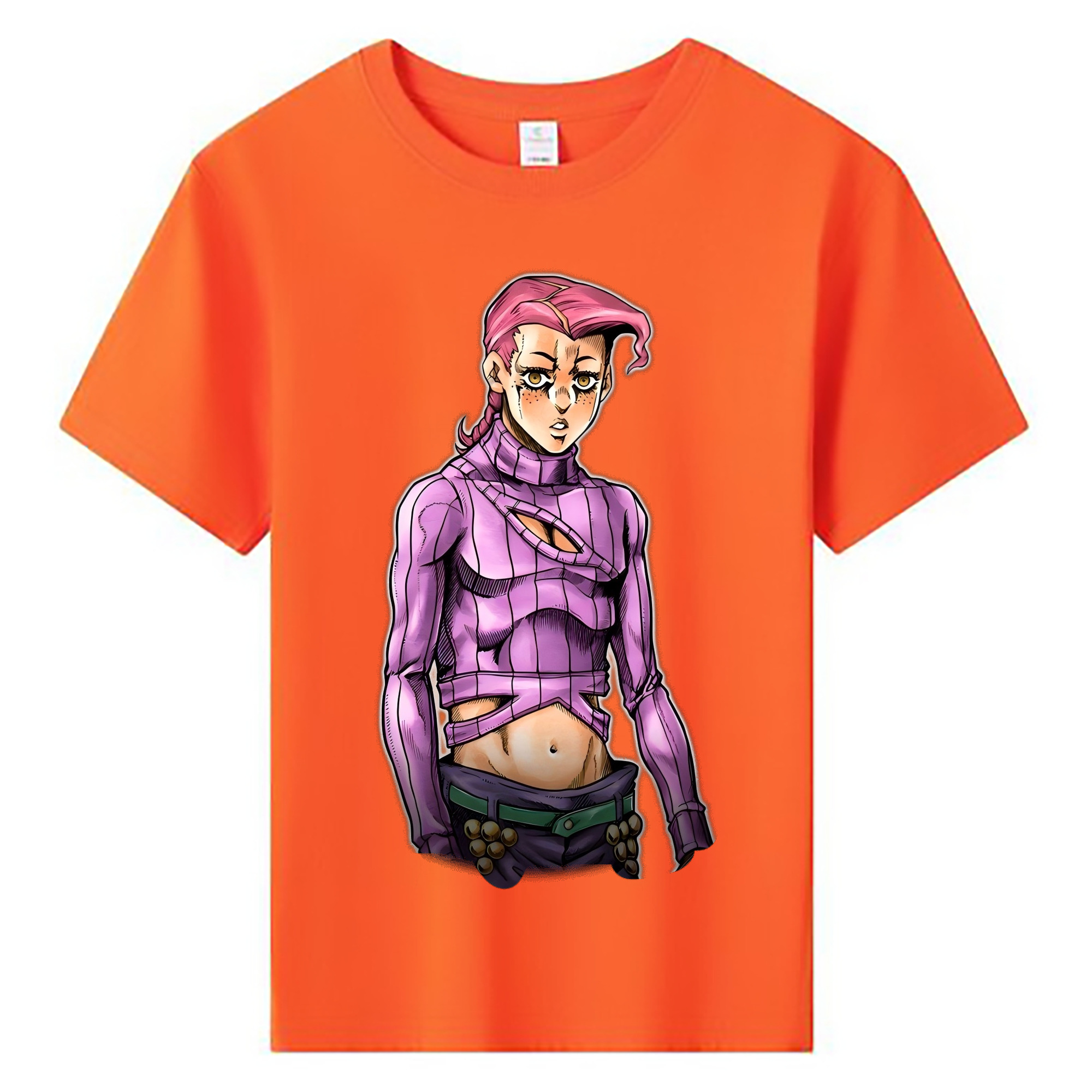 （画像用） ジョジョの奇妙な冒険 ビネガー?ドッピオ JoJo's Bizarre Adventure Vinegar Doppio 綿100％キッズTシャツ（フロントプリント）