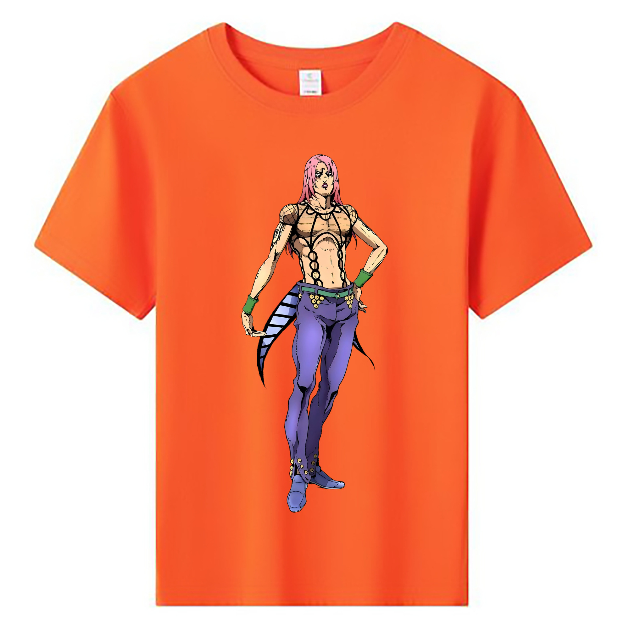 （画像用） ジョジョの奇妙な冒険 ビネガー?ドッピオ JoJo's Bizarre Adventure Vinegar Doppio 綿100％キッズTシャツ（フロントプリント）