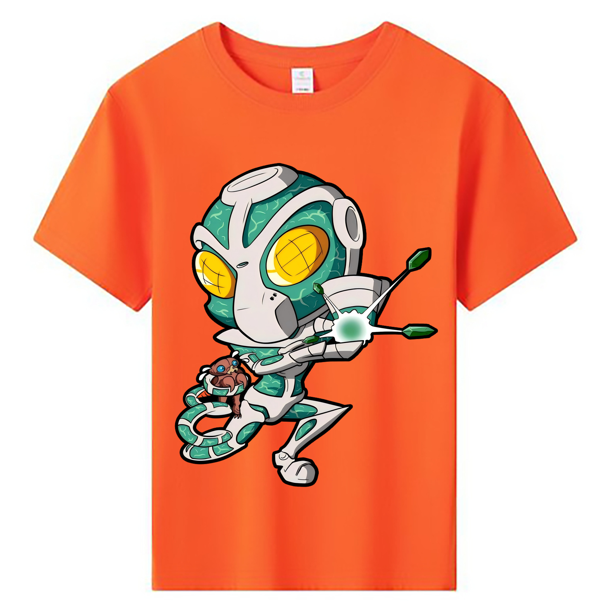 （画像用） ジョジョの奇妙な冒険 花京院 典明（かきょういん のりあき） JoJo's Bizarre Adventure Kakyoin Noriaki 綿100％キッズTシャツ（フロントプリント）