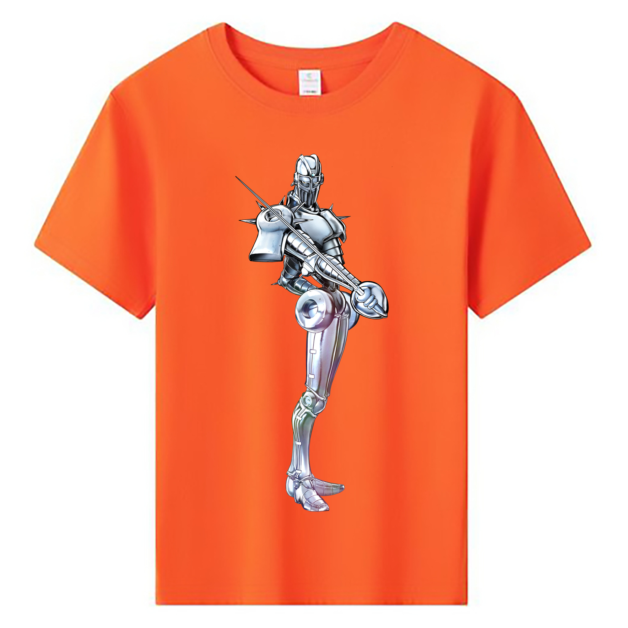 （画像用） ジョジョの奇妙な冒険 ジャン＝ピエール?ポルナレフ JoJo's Bizarre Adventure Jan Pierre Polnareff 綿100％キッズTシャツ（フロントプリント）