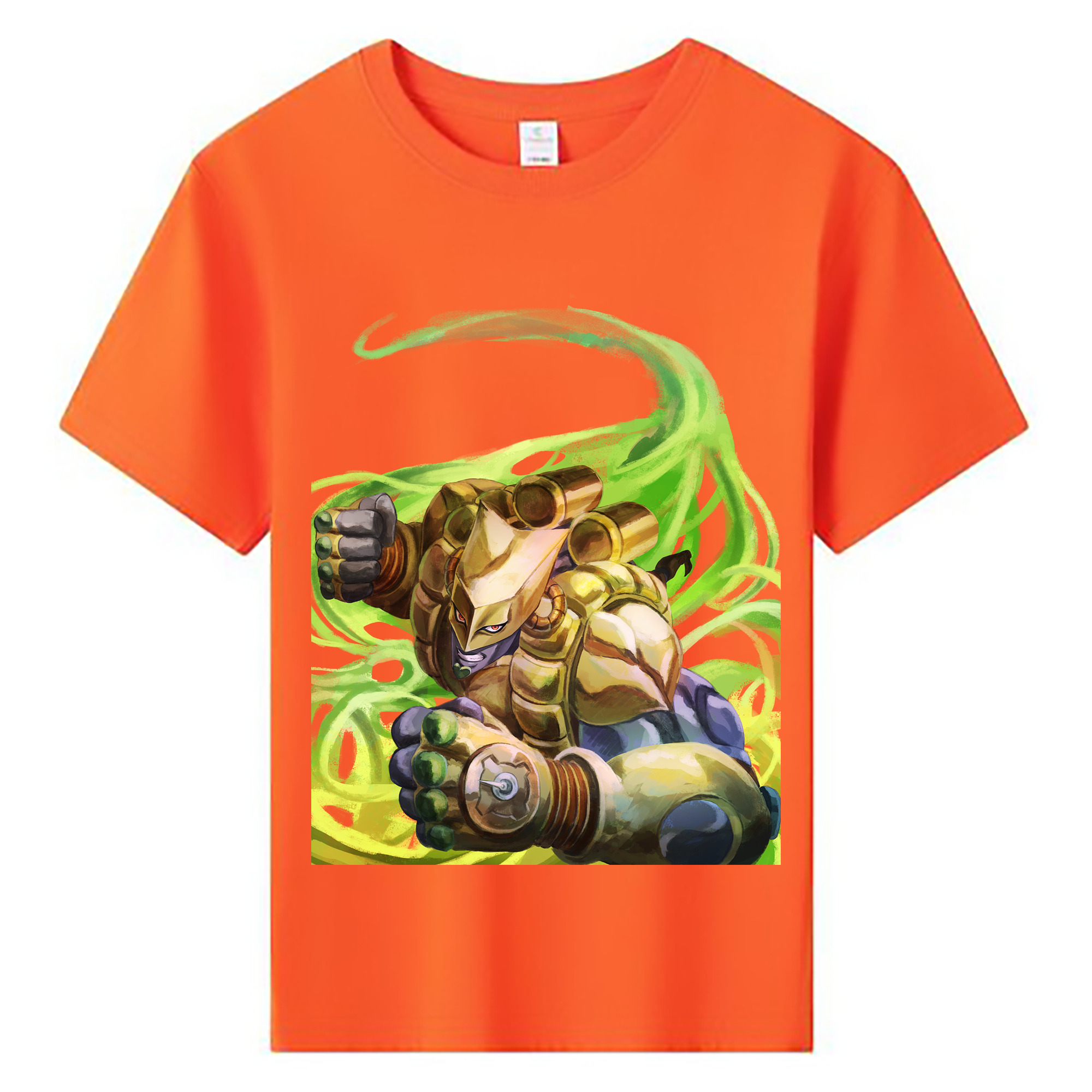 （画像用） ジョジョの奇妙な冒険 ディオ?ブランドー JoJo's Bizarre Adventure Dio Brando 綿100％キッズTシャツ（フロントプリント）