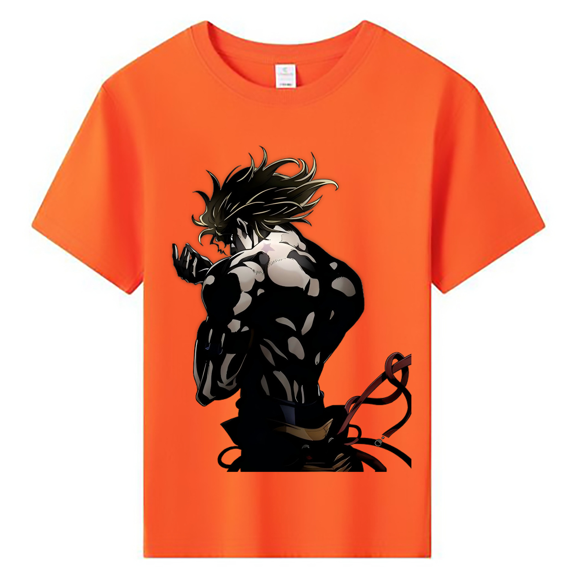（画像用） ジョジョの奇妙な冒険 ディオ?ブランドー JoJo's Bizarre Adventure Dio Brando 綿100％キッズTシャツ（フロントプリント）