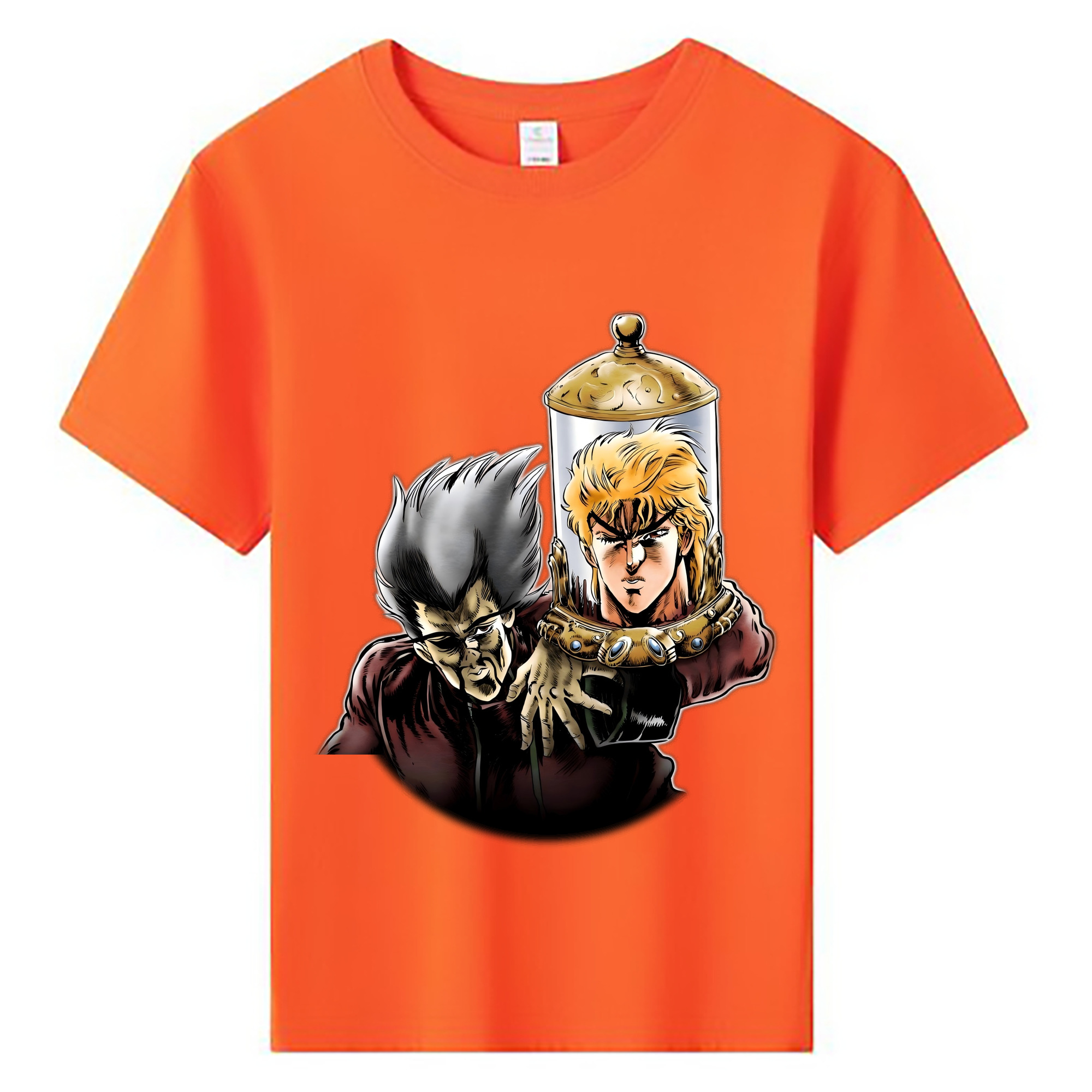 （画像用） ジョジョの奇妙な冒険 ディオ?ブランドー JoJo's Bizarre Adventure Dio Brando 綿100％キッズTシャツ（フロントプリント）