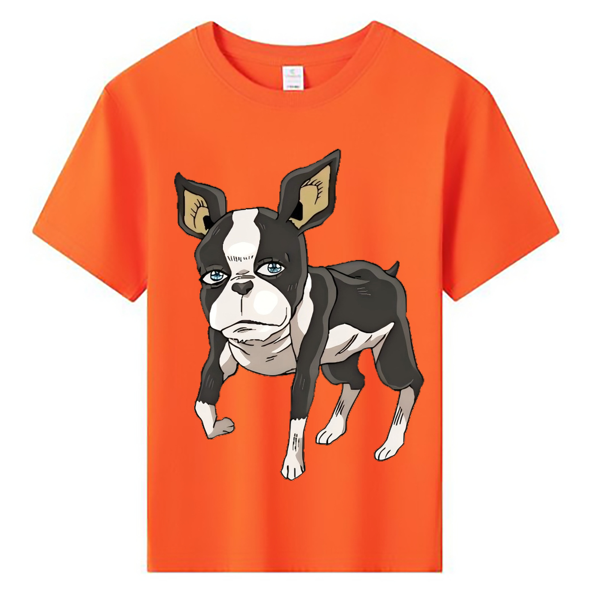 （画像用） ジョジョの奇妙な冒険 イギー JoJo's Bizarre Adventure Iggy 綿100％キッズTシャツ（フロントプリント）