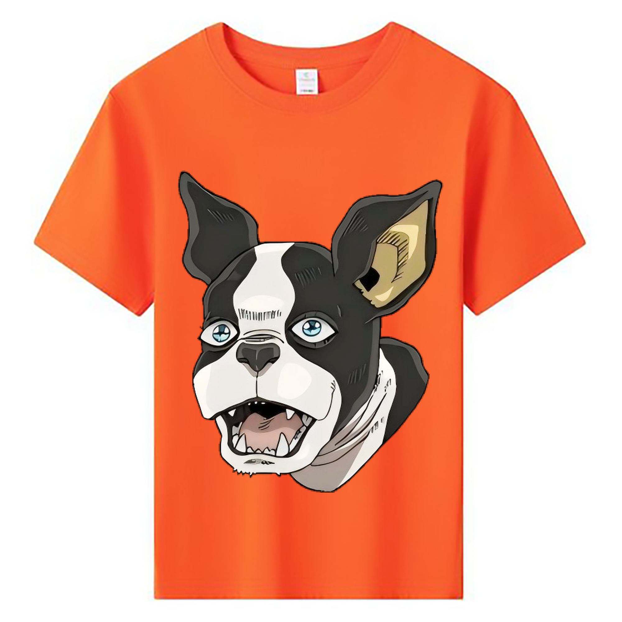（画像用） ジョジョの奇妙な冒険 イギー JoJo's Bizarre Adventure Iggy 綿100％キッズTシャツ（フロントプリント）