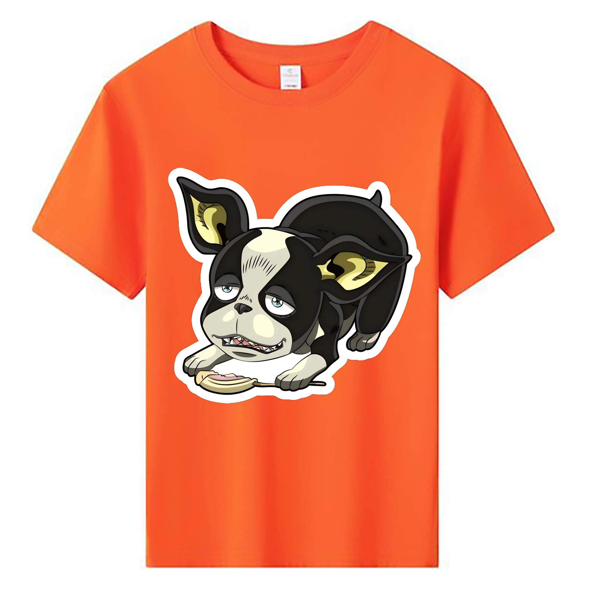 （画像用） ジョジョの奇妙な冒険 イギー JoJo's Bizarre Adventure Iggy 綿100％キッズTシャツ（フロントプリント）