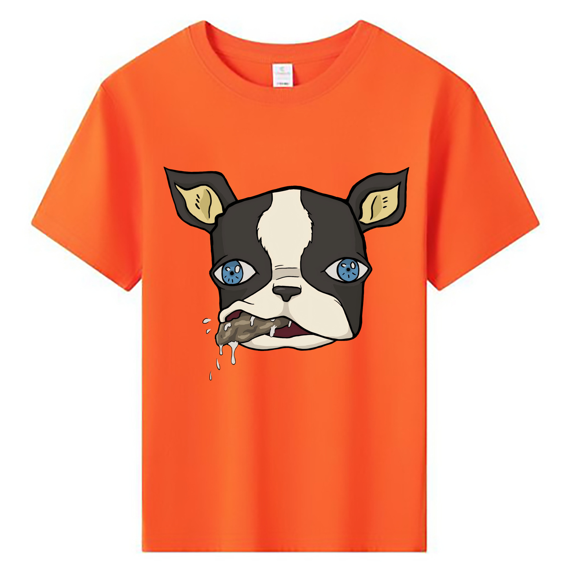 （画像用） ジョジョの奇妙な冒険 イギー JoJo's Bizarre Adventure Iggy 綿100％キッズTシャツ（フロントプリント）