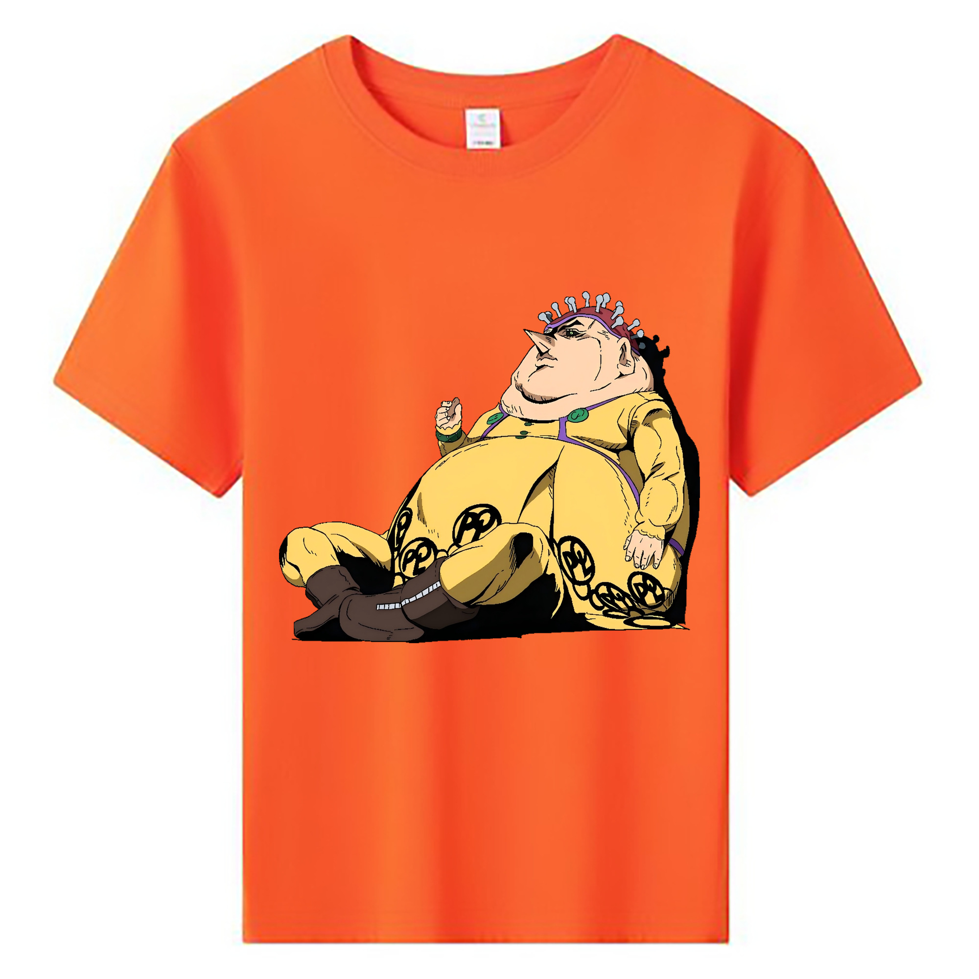 （画像用） ジョジョの奇妙な冒険 ポルポ JoJo's Bizarre Adventure Polpo 綿100％キッズTシャツ（フロントプリント）