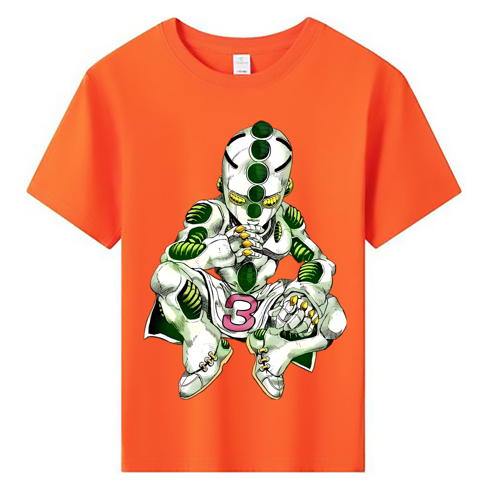 （画像用） ジョジョの奇妙な冒険 広瀨康一 JoJo's Bizarre Adventure Hirose Koichi 綿100％キッズTシャツ（フロントプリント）