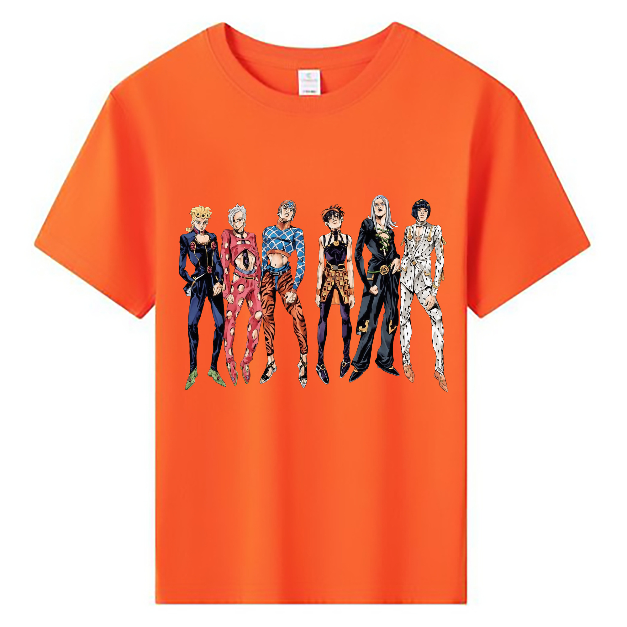 （画像用） ジョジョの奇妙な冒険 JoJo's Bizarre Adventure 綿100％キッズTシャツ（フロントプリント）