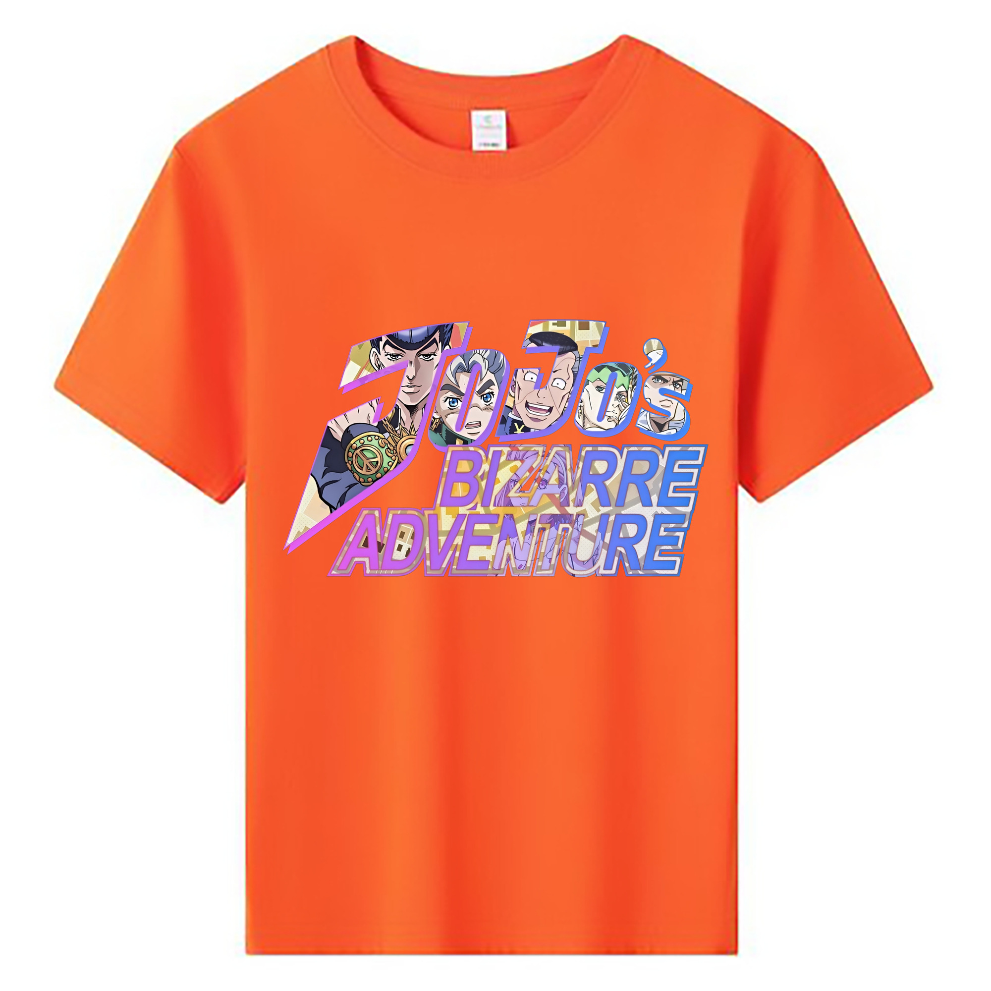 （画像用） ジョジョの奇妙な冒険 JoJo's Bizarre Adventure 綿100％キッズTシャツ（フロントプリント）