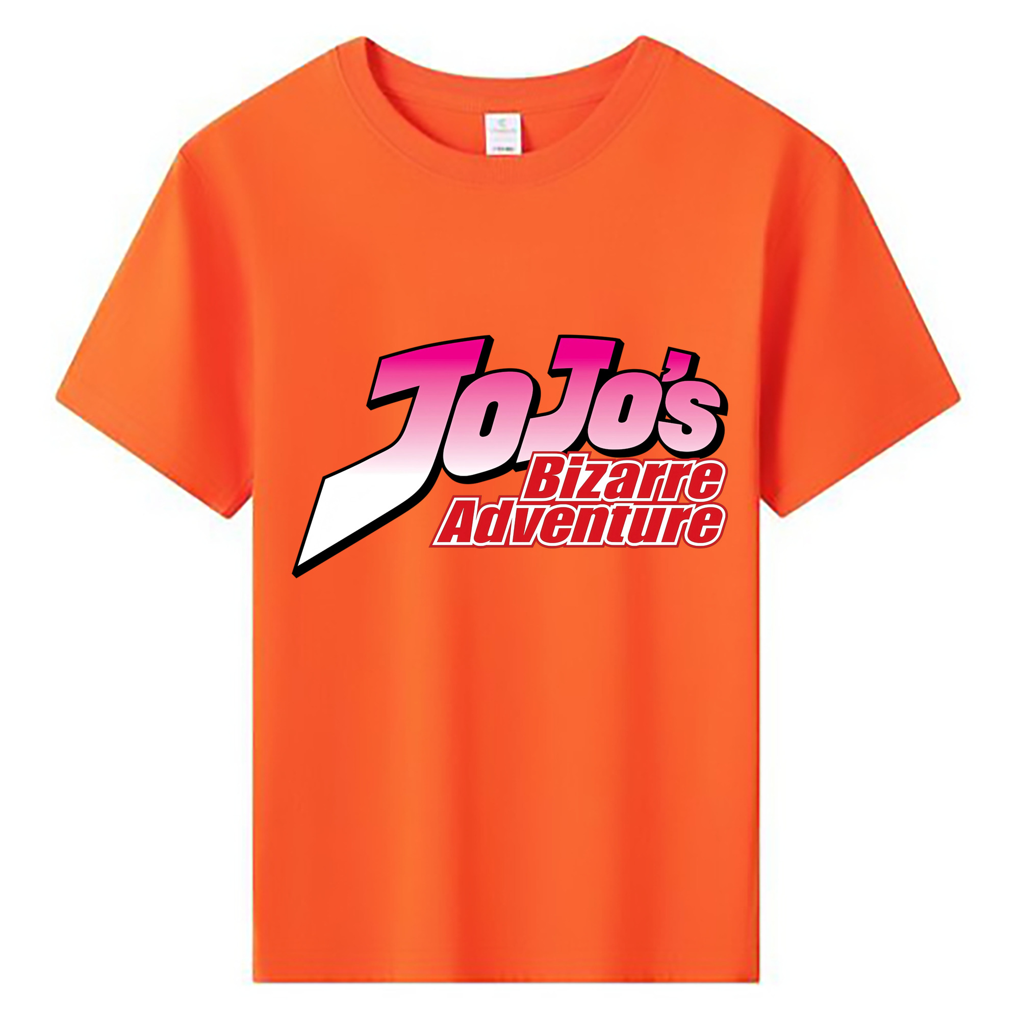 （画像用） ジョジョの奇妙な冒険 JoJo's Bizarre Adventure 綿100％キッズTシャツ（フロントプリント）