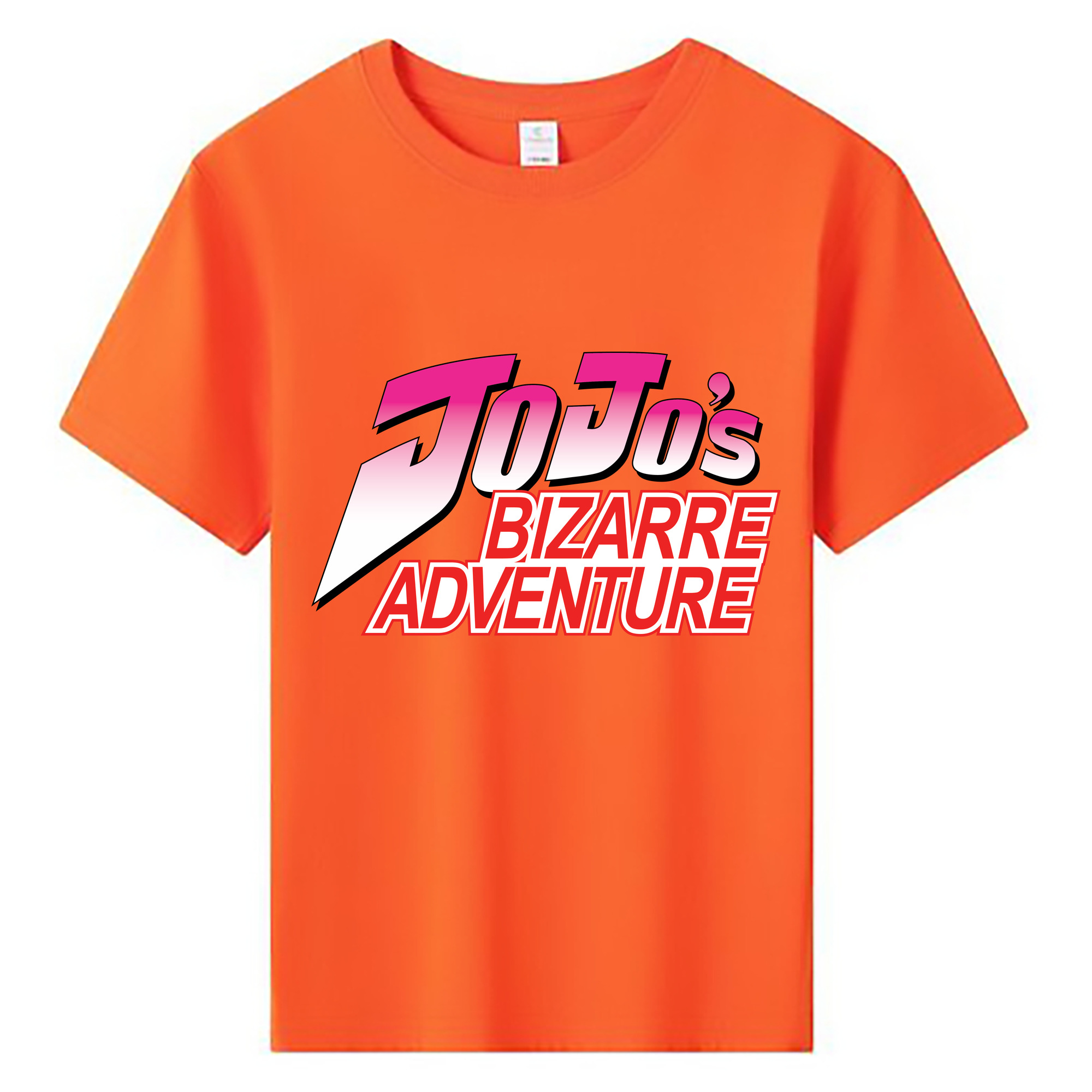 （画像用） ジョジョの奇妙な冒険 JoJo's Bizarre Adventure 綿100％キッズTシャツ（フロントプリント）
