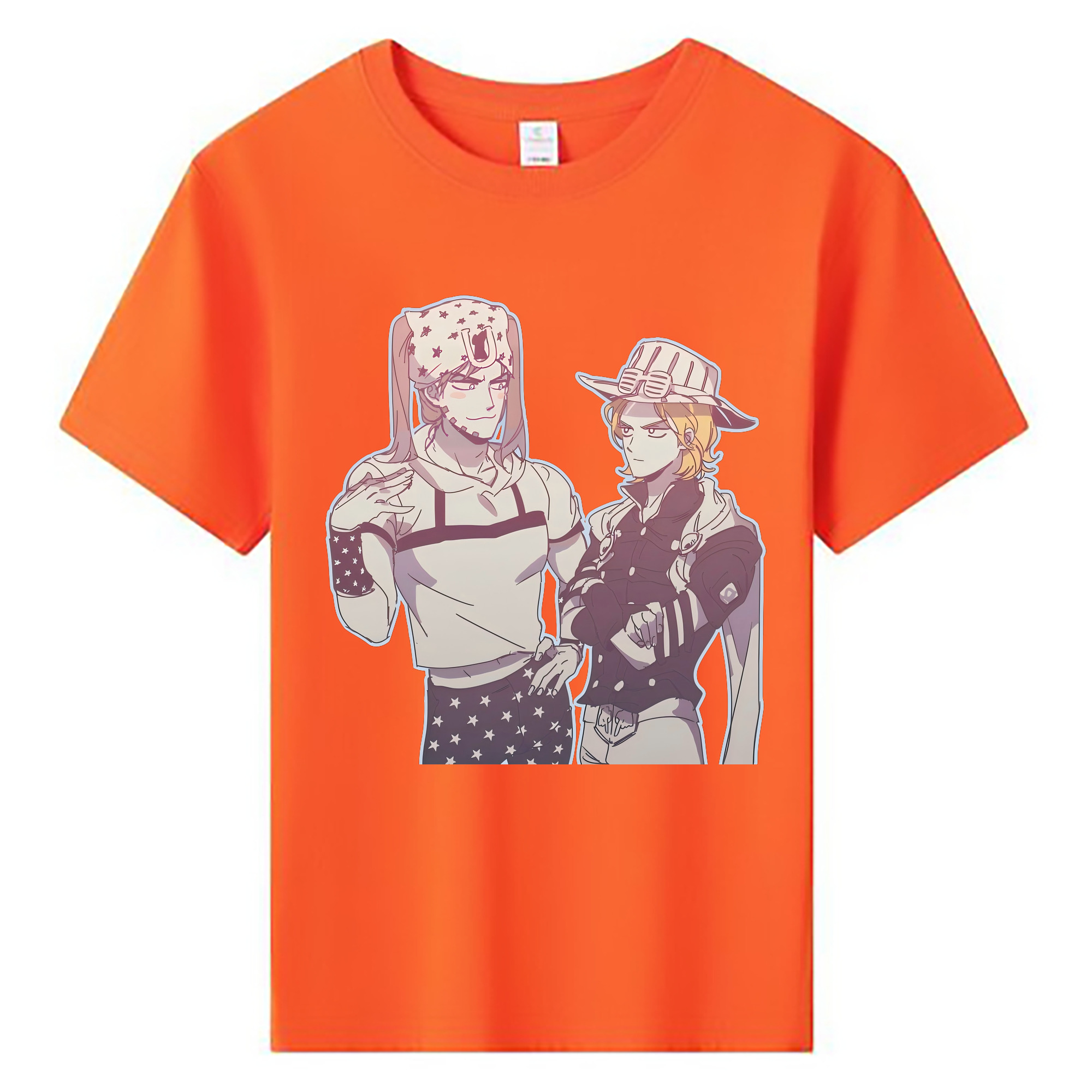 （画像用） ジョジョの奇妙な冒険 JoJo's Bizarre Adventure 綿100％キッズTシャツ（フロントプリント）