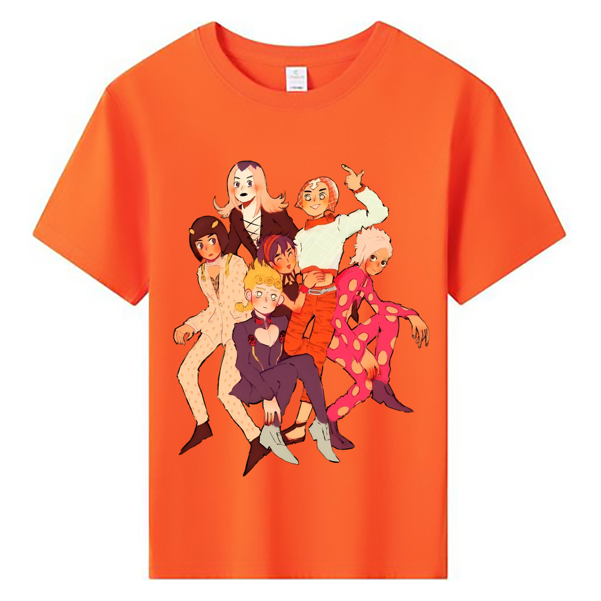 （画像用） ジョジョの奇妙な冒険 JoJo's Bizarre Adventure 綿100％キッズTシャツ（フロントプリント）