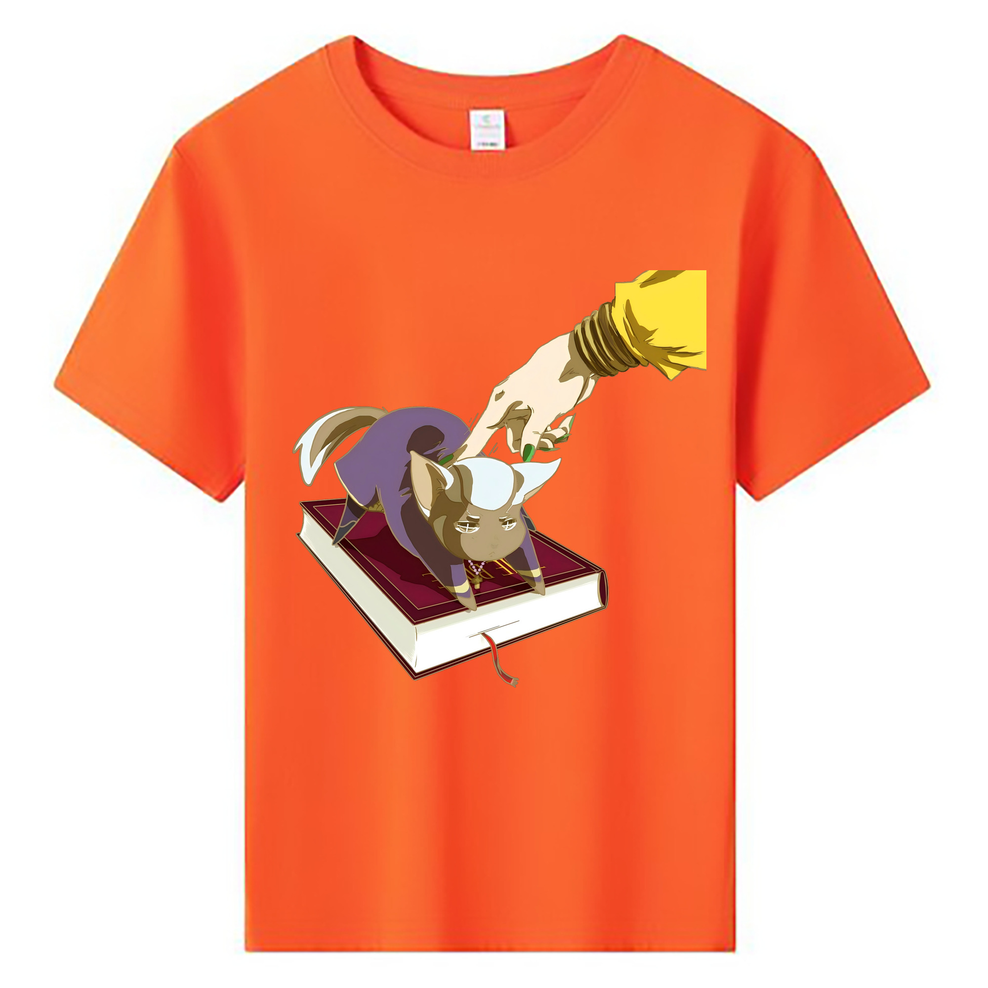 （画像用） ジョジョの奇妙な冒険 JoJo's Bizarre Adventure 綿100％キッズTシャツ（フロントプリント）
