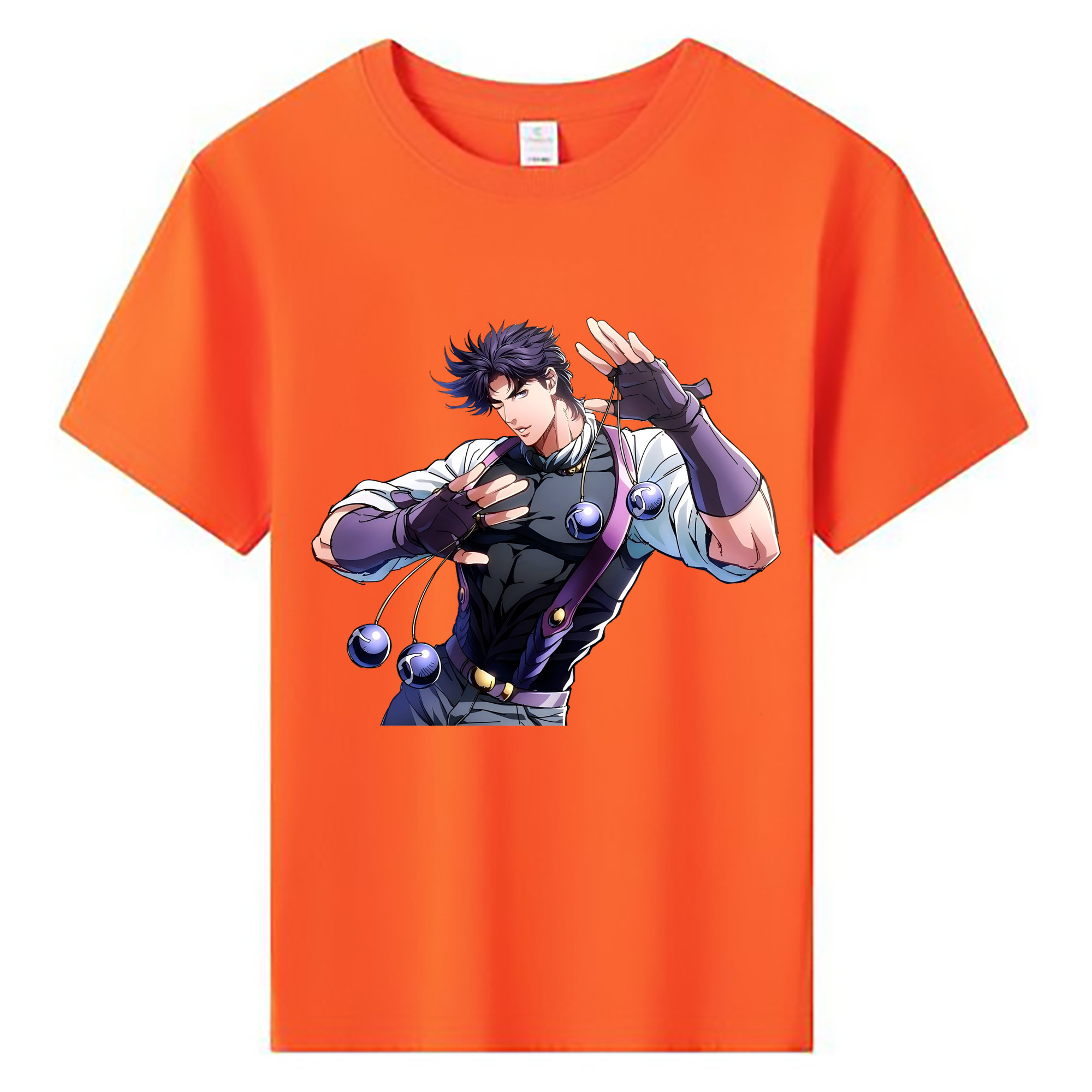 （画像用） ジョジョの奇妙な冒険 JoJo's Bizarre Adventure 綿100％キッズTシャツ（フロントプリント）
