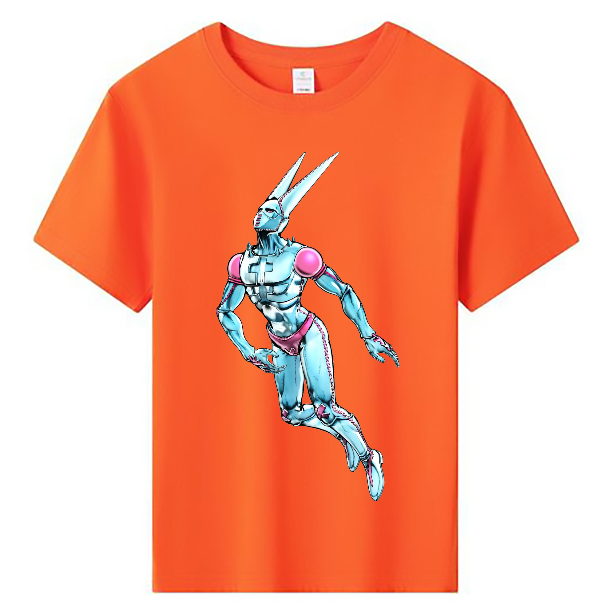 （画像用） ジョジョの奇妙な冒険 JoJo's Bizarre Adventure 綿100％キッズTシャツ（フロントプリント）