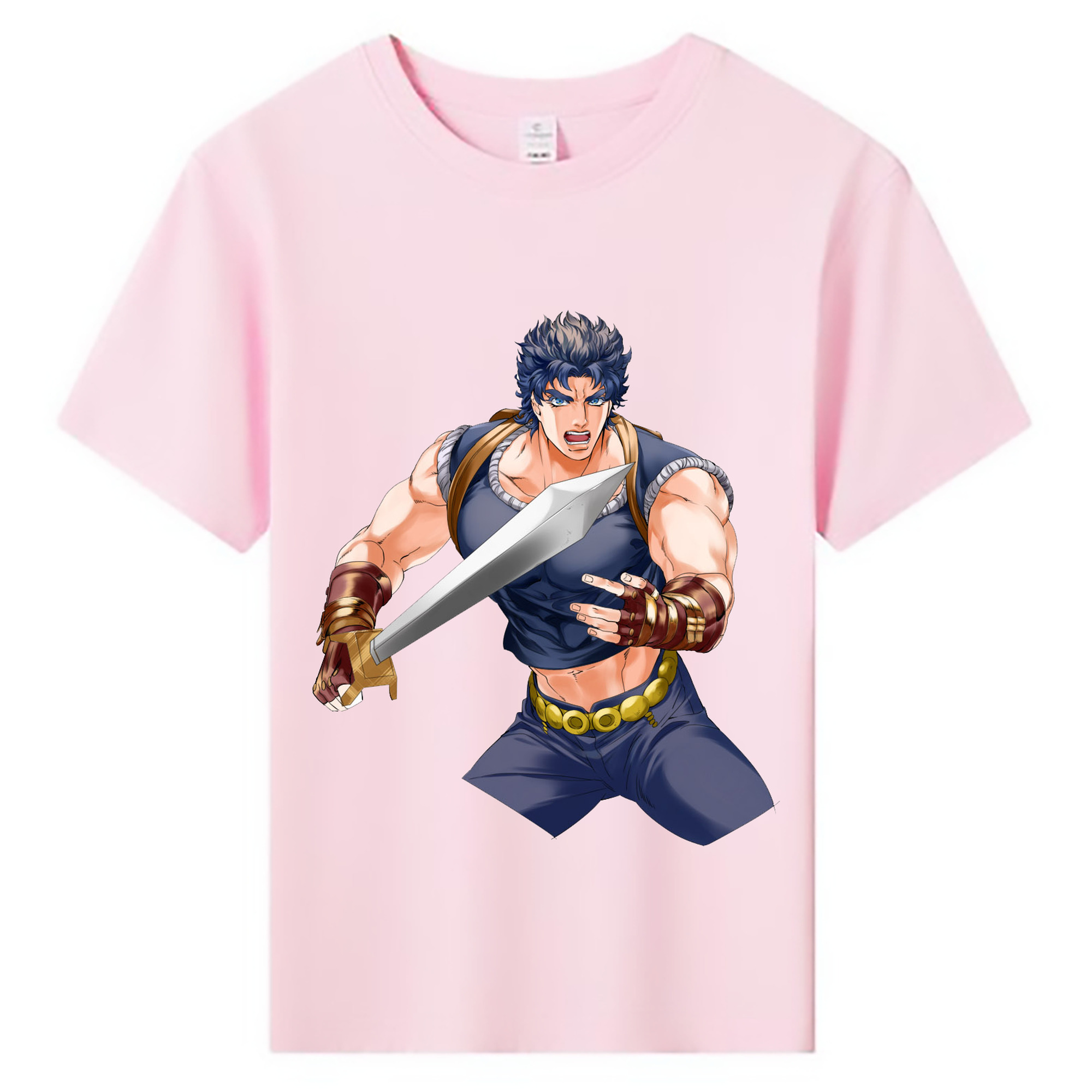 （画像用） ジョジョの奇妙な冒険 /ジョナサン?ジョースター JoJo's Bizarre Adventure Jonathan Joestar 綿100％キッズTシャツ（フロントプリント）