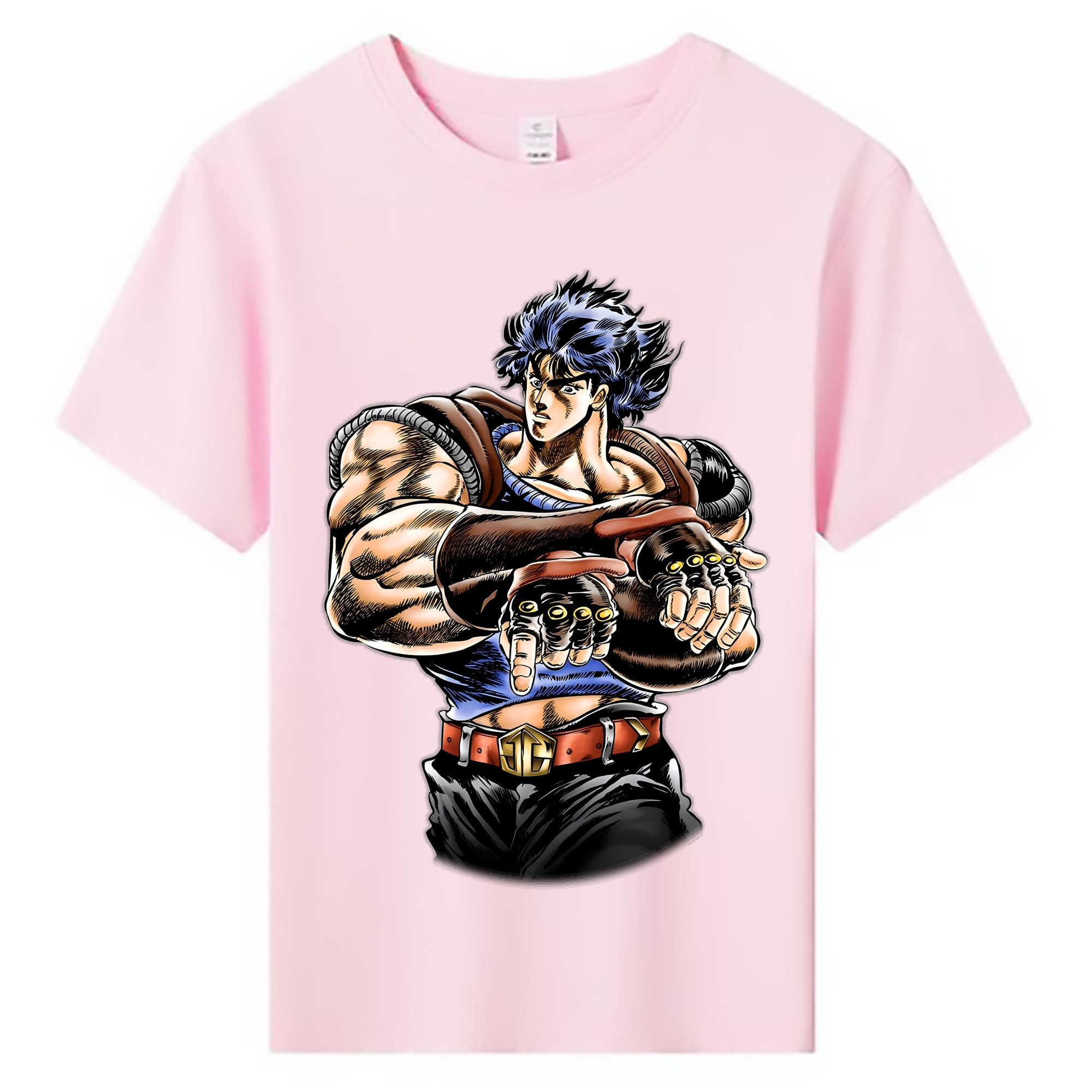 （画像用） ジョジョの奇妙な冒険 /ジョナサン?ジョースター JoJo's Bizarre Adventure Jonathan Joestar 綿100％キッズTシャツ（フロントプリント）