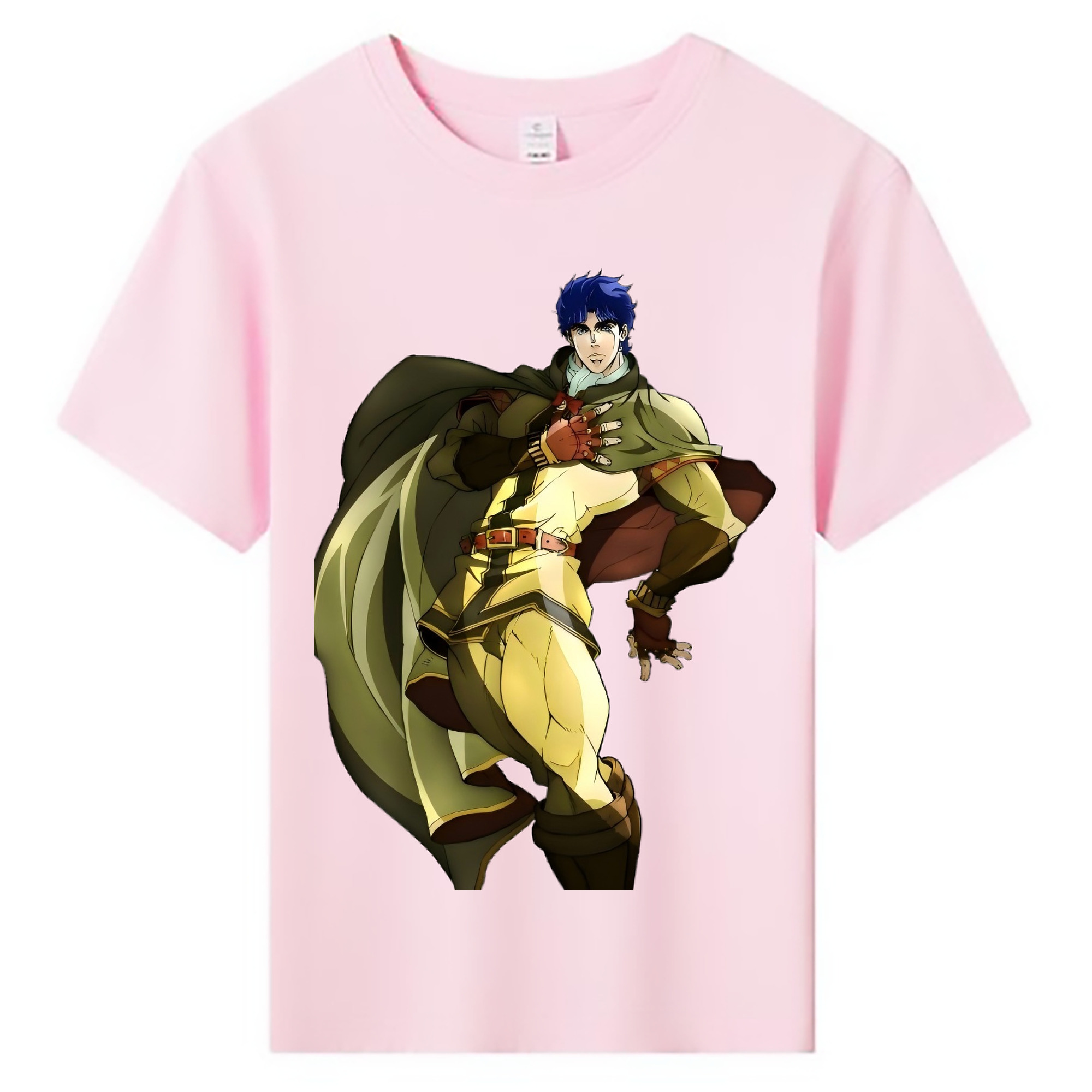 （画像用） ジョジョの奇妙な冒険 /ジョナサン?ジョースター JoJo's Bizarre Adventure Jonathan Joestar 綿100％キッズTシャツ（フロントプリント）