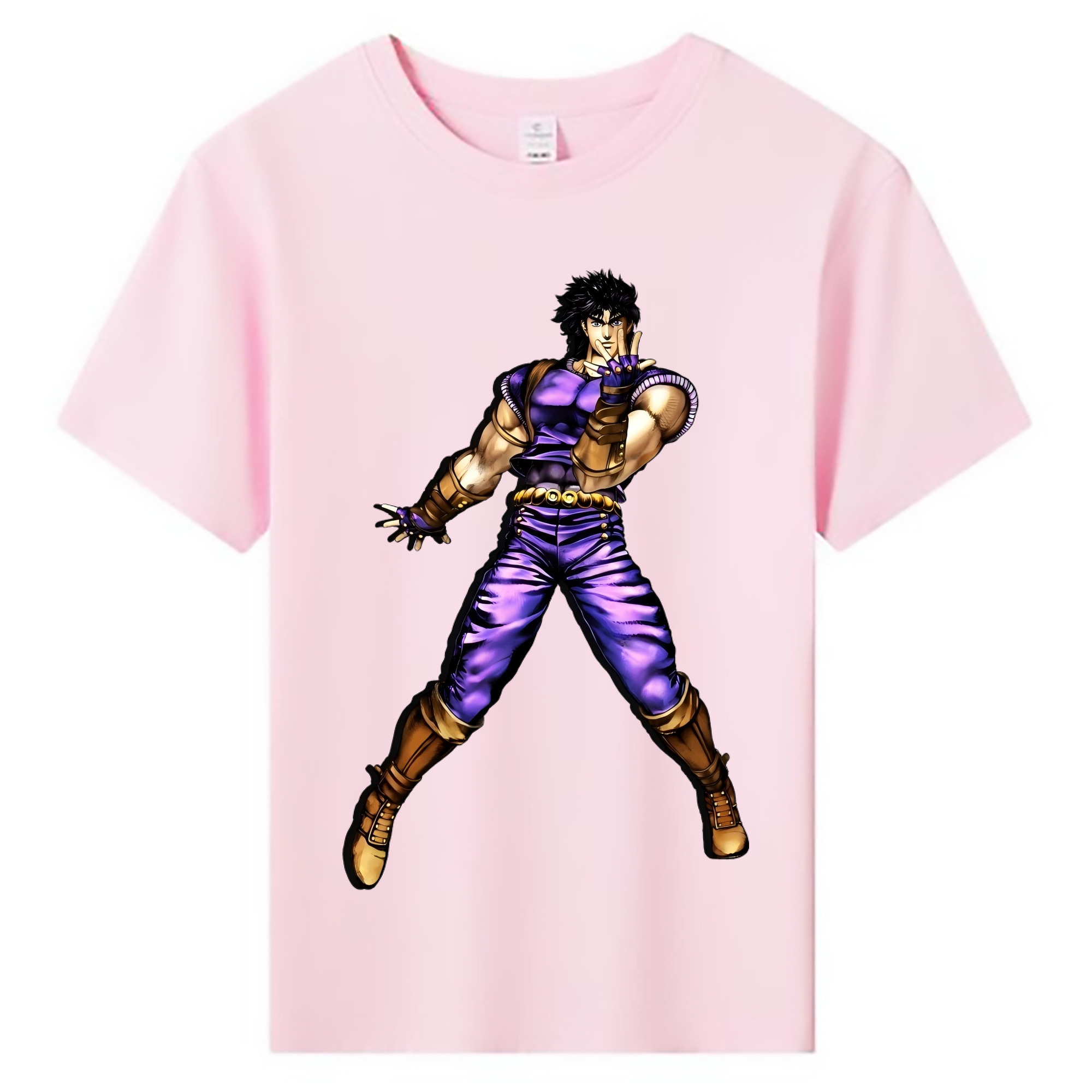 （画像用） ジョジョの奇妙な冒険 /ジョナサン?ジョースター JoJo's Bizarre Adventure Jonathan Joestar 綿100％キッズTシャツ（フロントプリント）