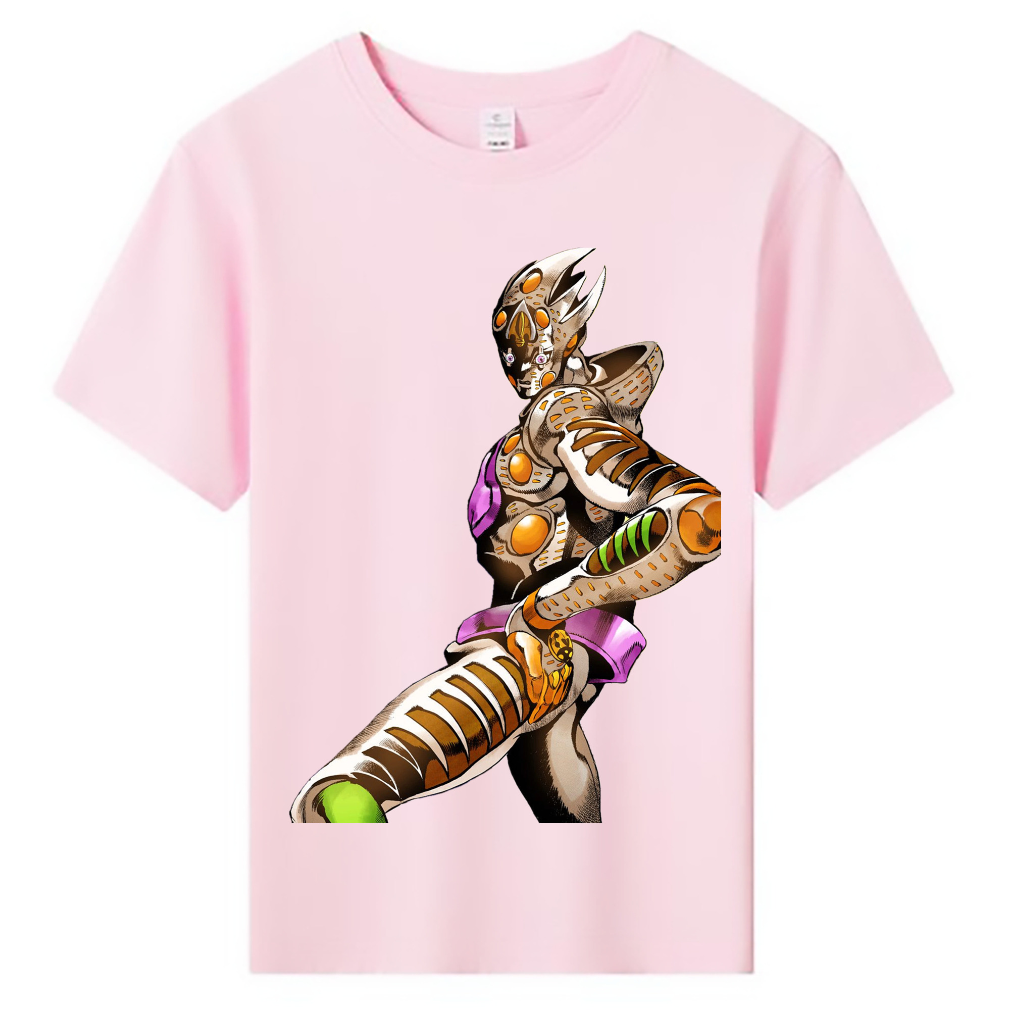 （画像用） ジョジョの奇妙な冒険 ジョルノ?ジョバァーナ JoJo's Bizarre Adventure Giorno Giovanna 綿100％キッズTシャツ（フロントプリント）