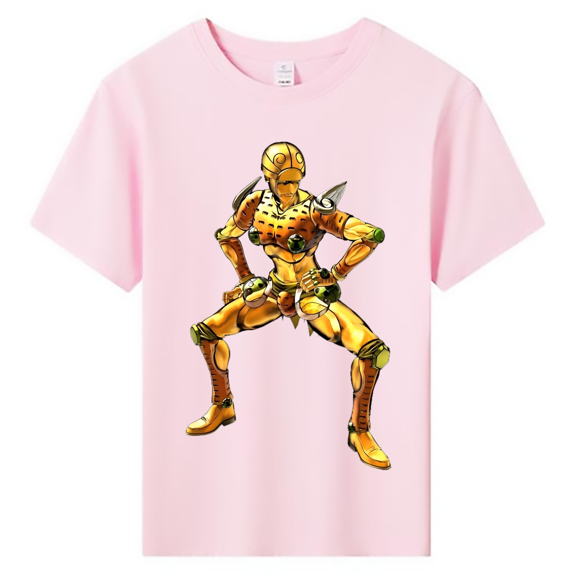 （画像用） ジョジョの奇妙な冒険 ジョルノ?ジョバァーナ JoJo's Bizarre Adventure Giorno Giovanna 綿100％キッズTシャツ（フロントプリント）