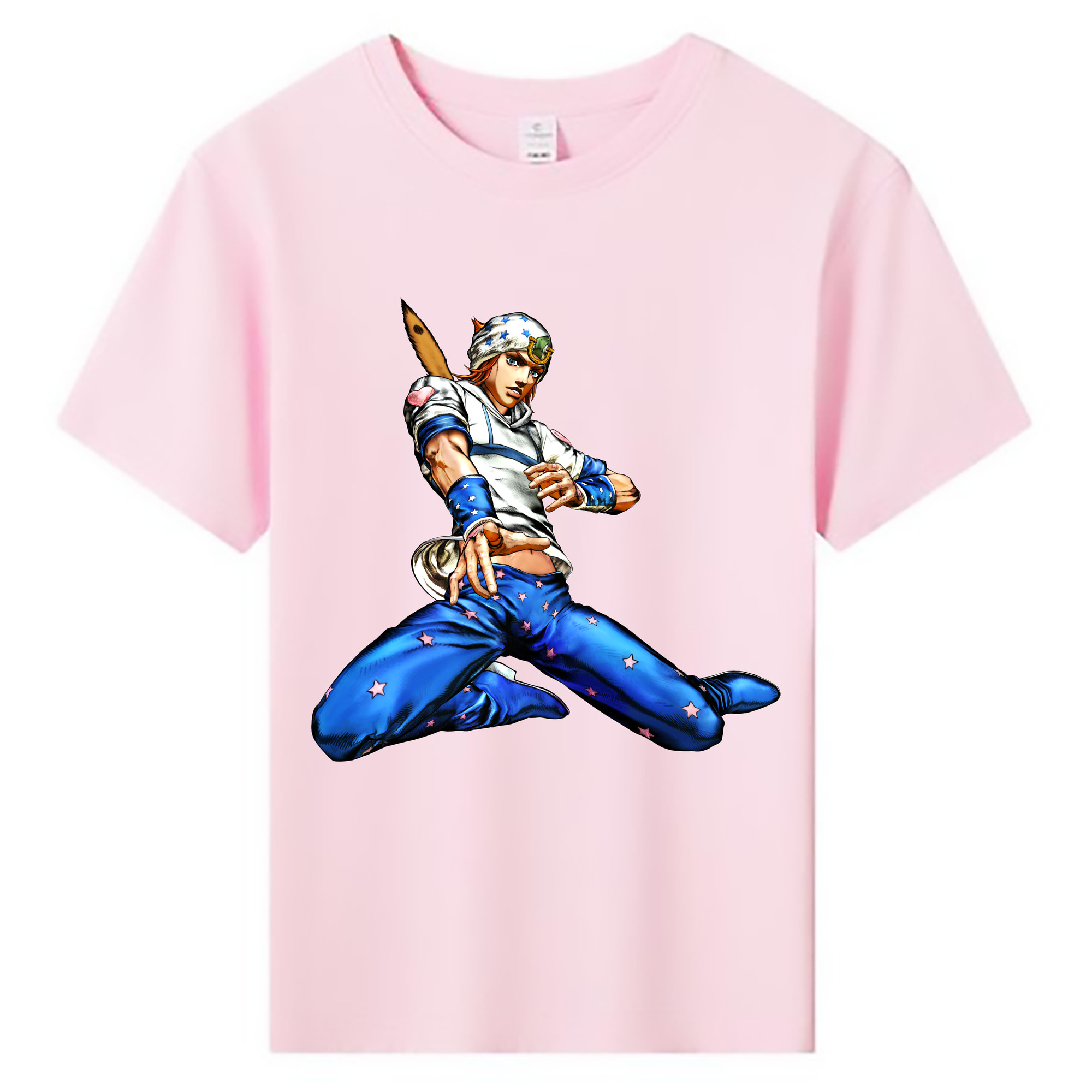 （画像用） ジョジョの奇妙な冒険 ジョナサン?ジョースター JoJo's Bizarre Adventure Jonathan Joestar 綿100％キッズTシャツ（フロントプリント）