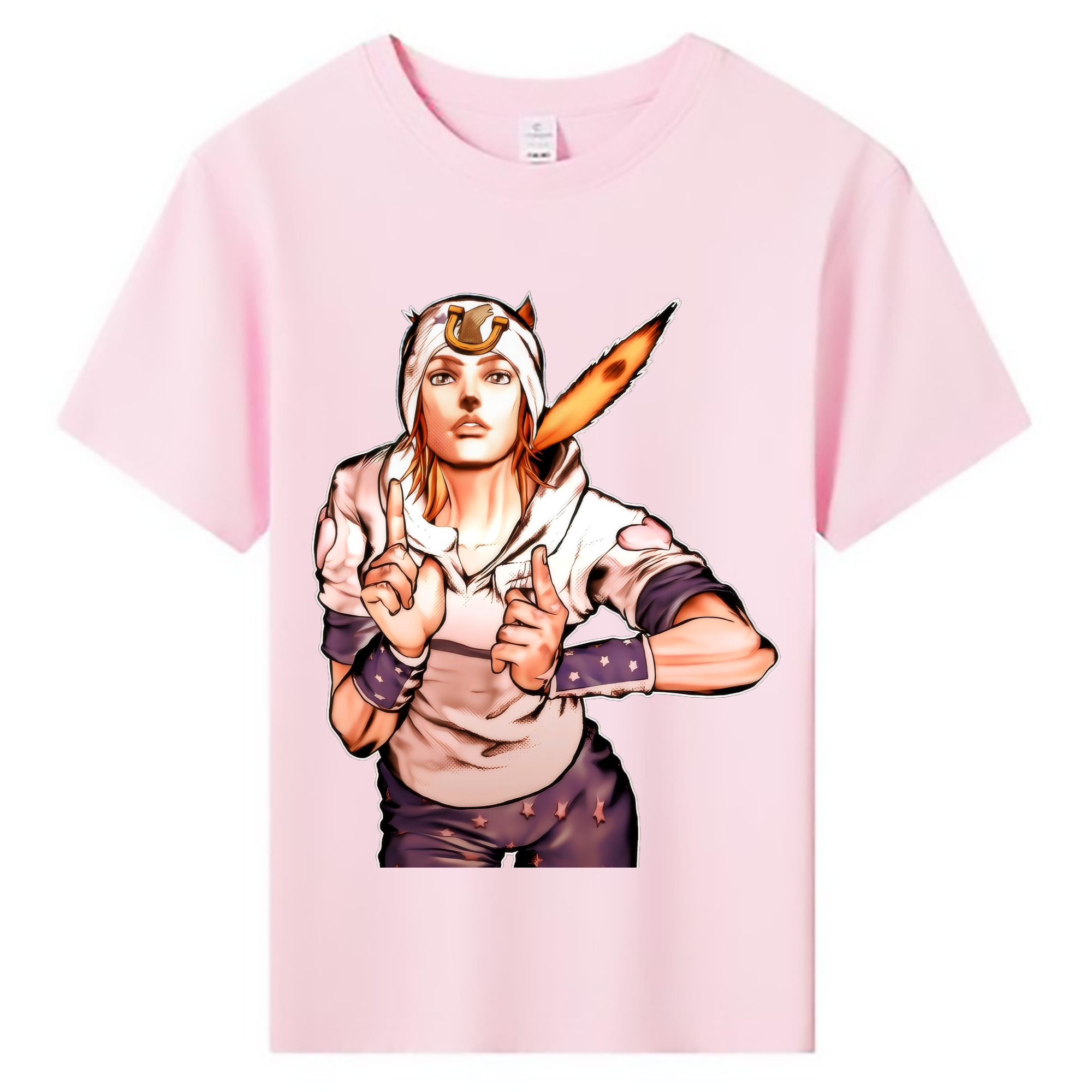 （画像用） ジョジョの奇妙な冒険 ジョナサン?ジョースター JoJo's Bizarre Adventure Jonathan Joestar 綿100％キッズTシャツ（フロントプリント）