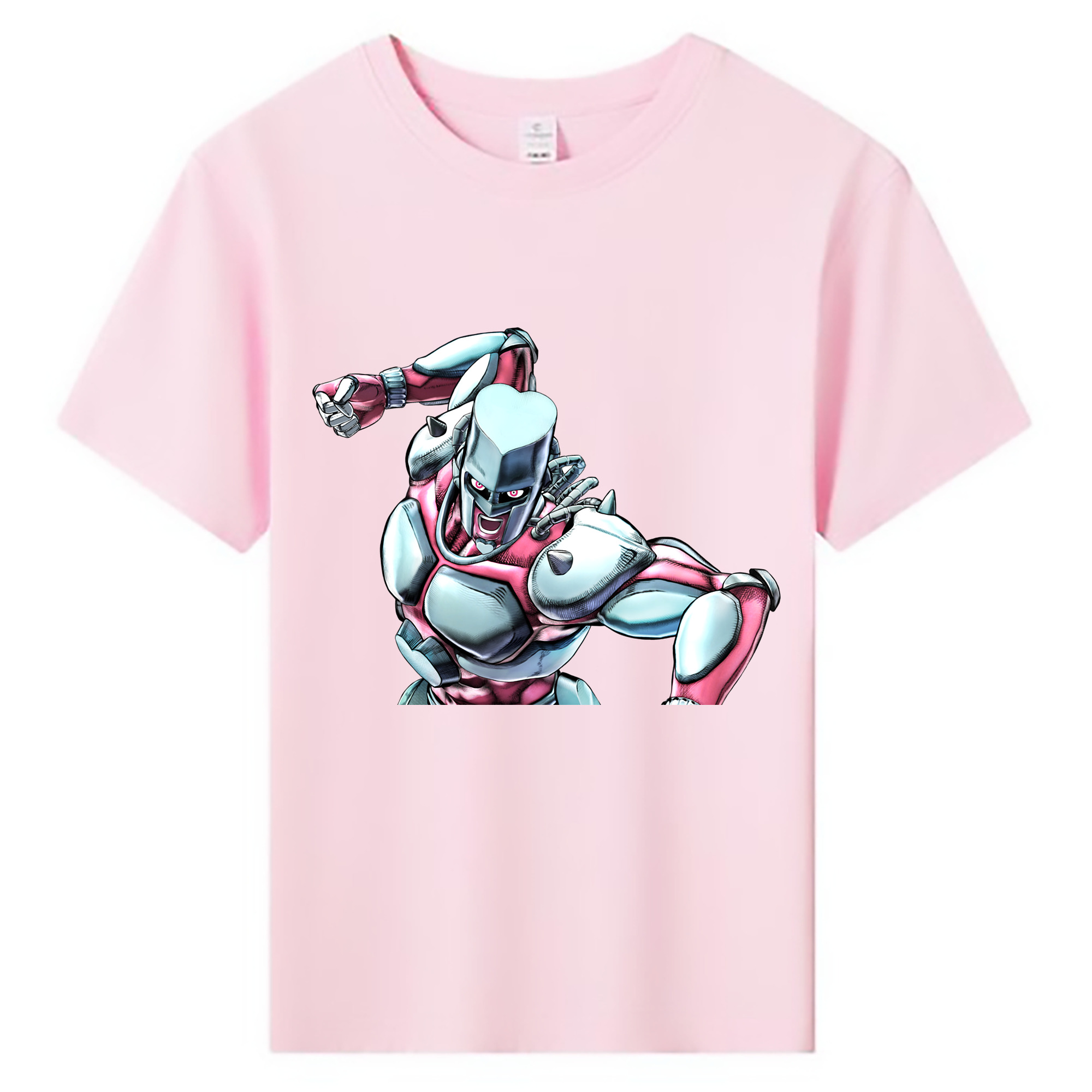 （画像用） ジョジョの奇妙な冒険 ひがしかた じょうすけ JoJo's Bizarre Adventure Higashikata Josuke 綿100％キッズTシャツ（フロントプリント）
