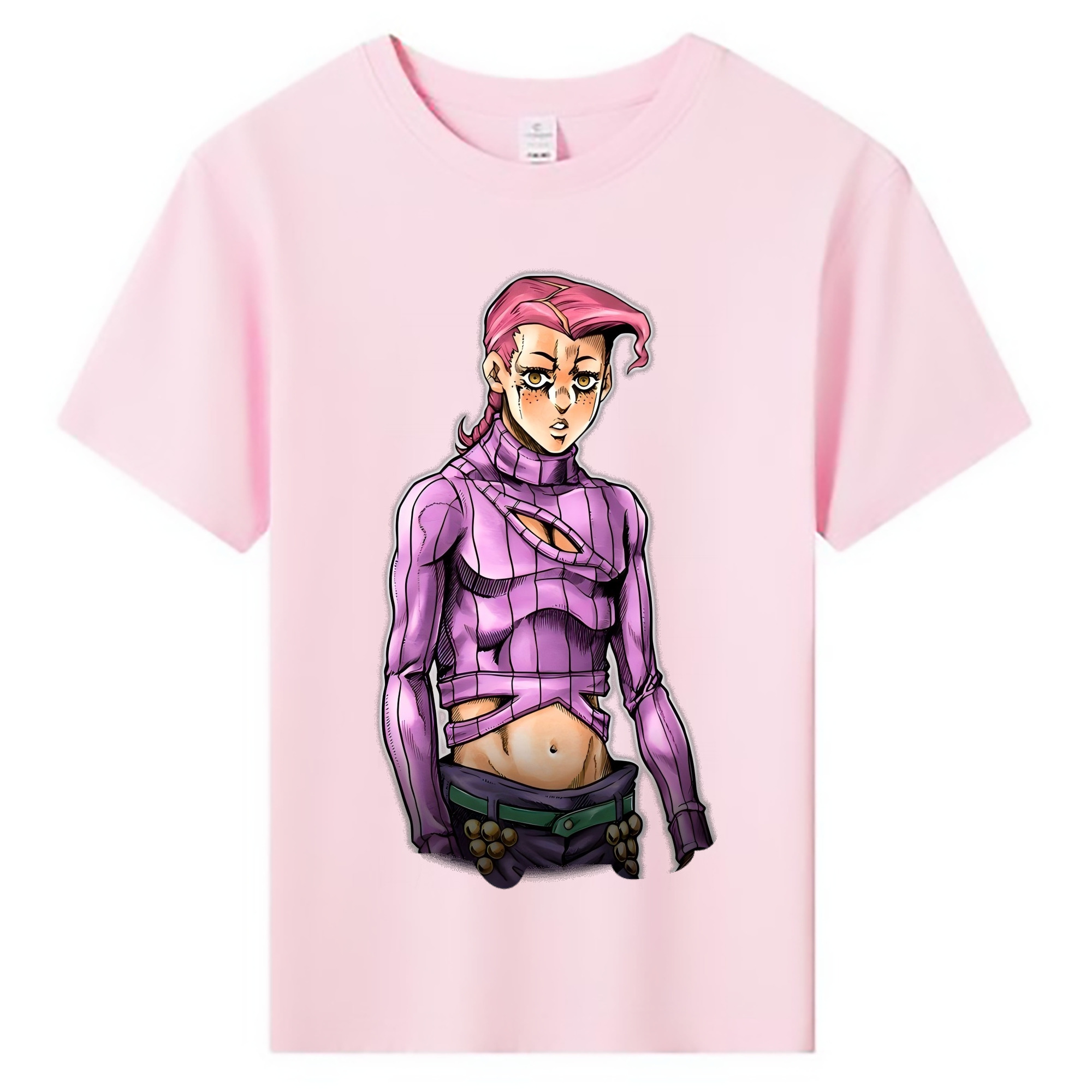 （画像用） ジョジョの奇妙な冒険 ビネガー?ドッピオ JoJo's Bizarre Adventure Vinegar Doppio 綿100％キッズTシャツ（フロントプリント）