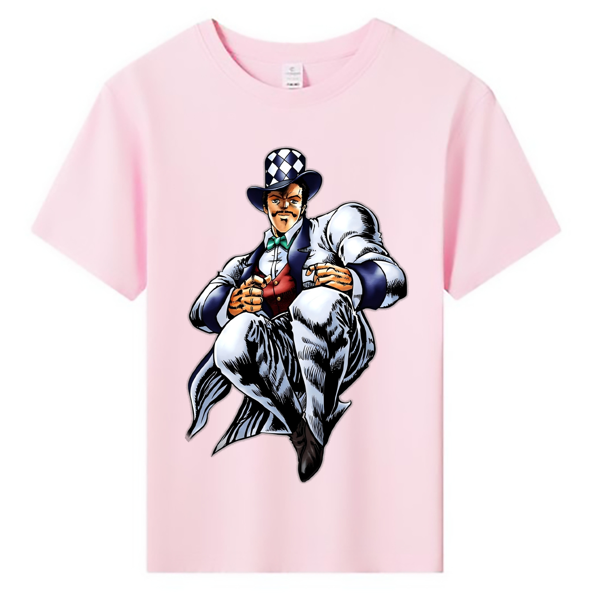 （画像用） ジョジョの奇妙な冒険 ウィル?アントニオ?ツェペリ JoJo's Bizarre Adventure Will Anthonio Zeppeli 綿100％キッズTシャツ（フロントプリント）