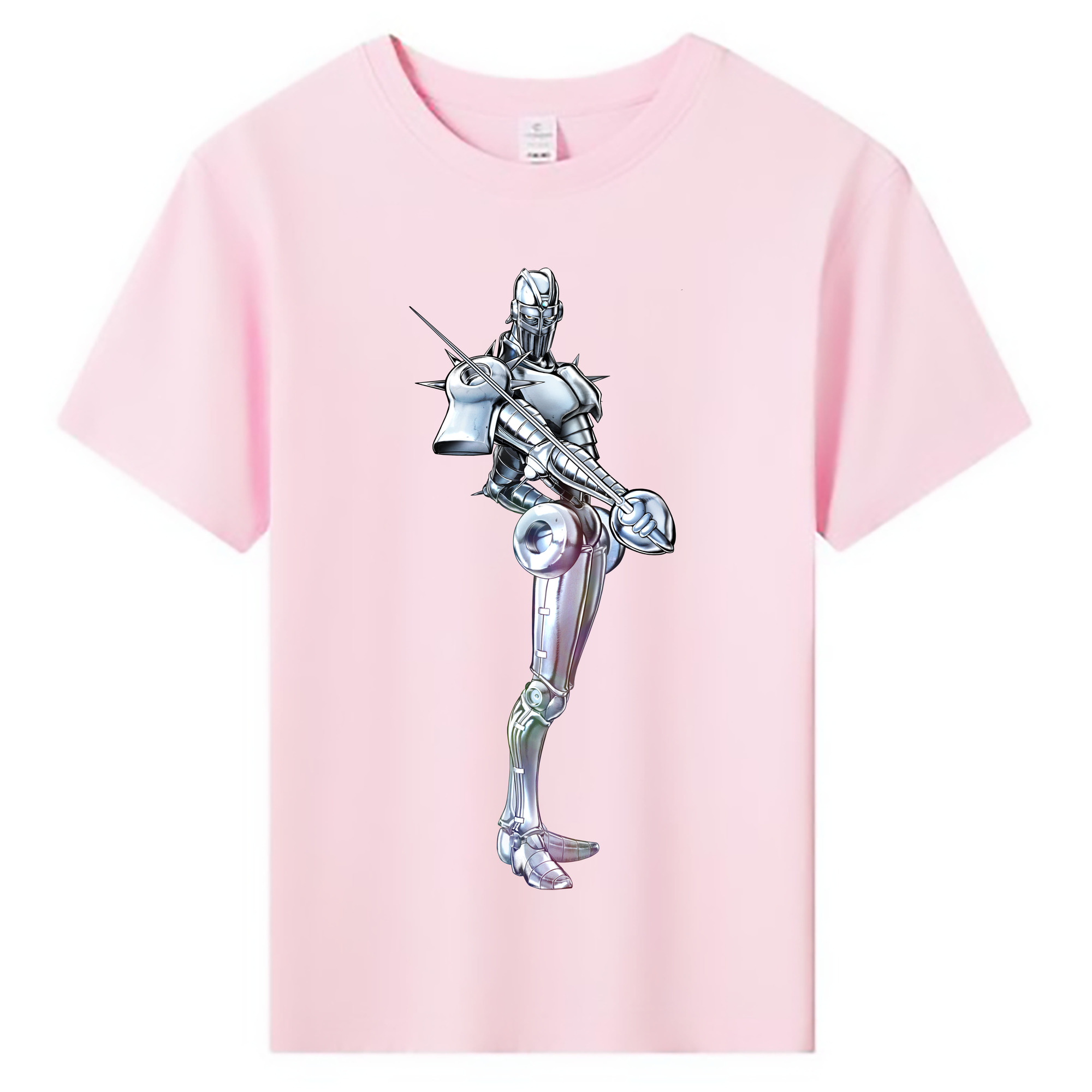 （画像用） ジョジョの奇妙な冒険 ジャン＝ピエール?ポルナレフ JoJo's Bizarre Adventure Jan Pierre Polnareff 綿100％キッズTシャツ（フロントプリント）