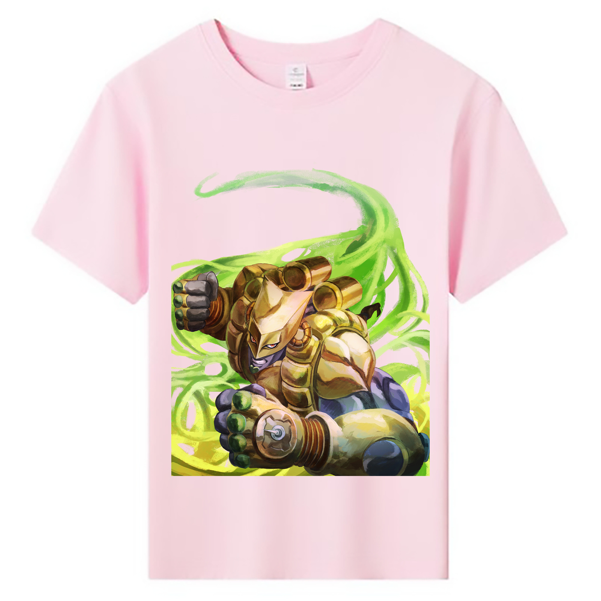 （画像用） ジョジョの奇妙な冒険 ディオ?ブランドー JoJo's Bizarre Adventure Dio Brando 綿100％キッズTシャツ（フロントプリント）