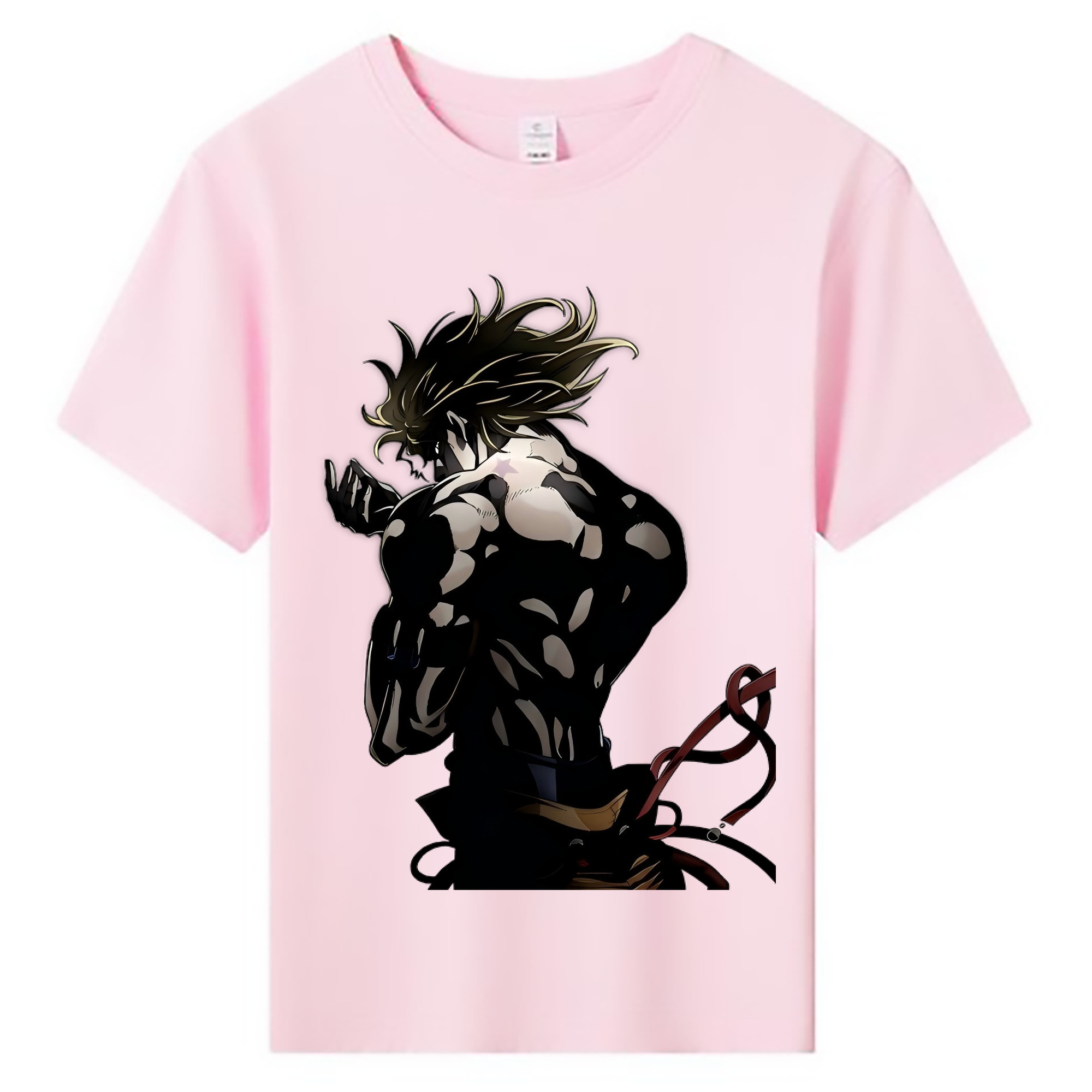 （画像用） ジョジョの奇妙な冒険 ディオ?ブランドー JoJo's Bizarre Adventure Dio Brando 綿100％キッズTシャツ（フロントプリント）