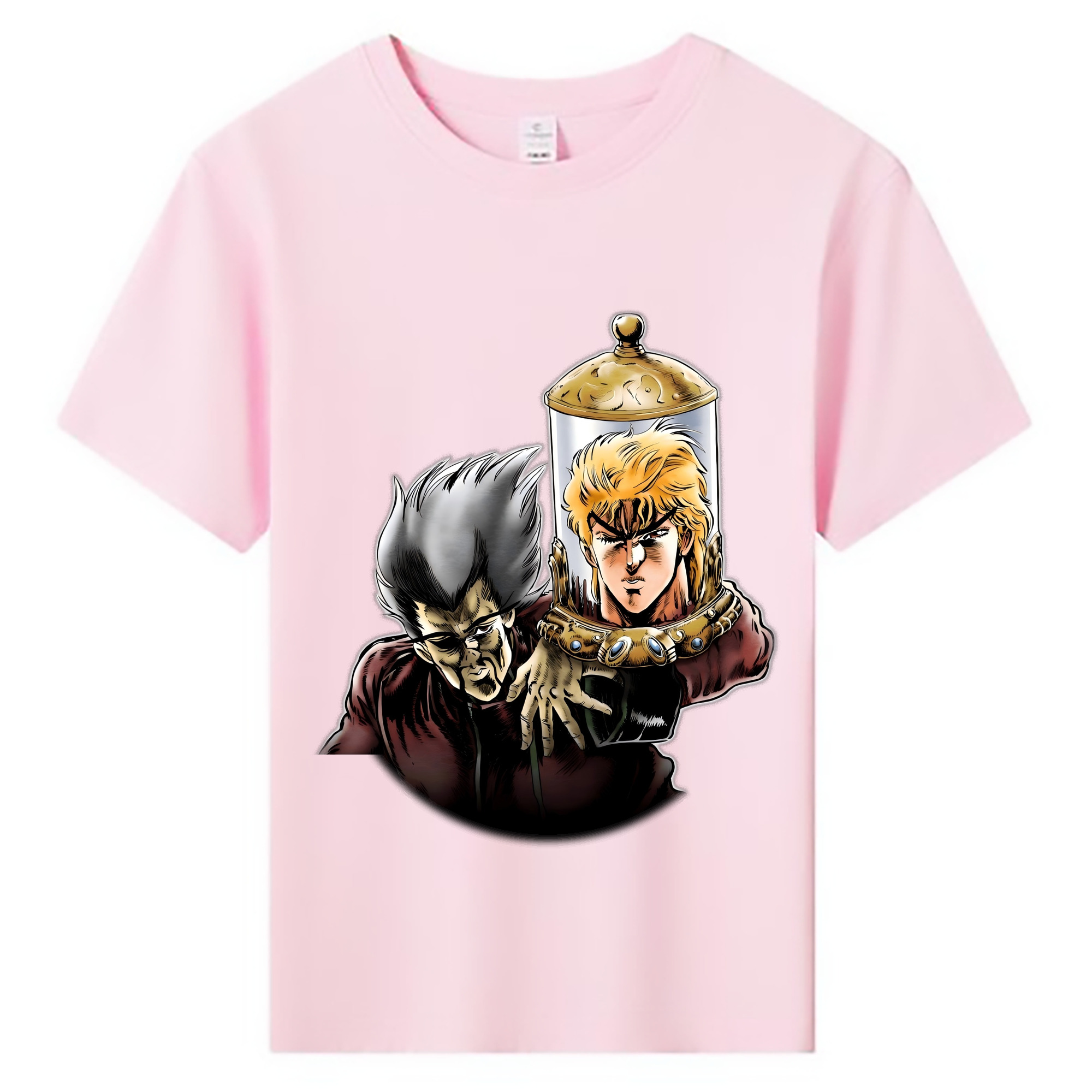 （画像用） ジョジョの奇妙な冒険 ディオ?ブランドー JoJo's Bizarre Adventure Dio Brando 綿100％キッズTシャツ（フロントプリント）