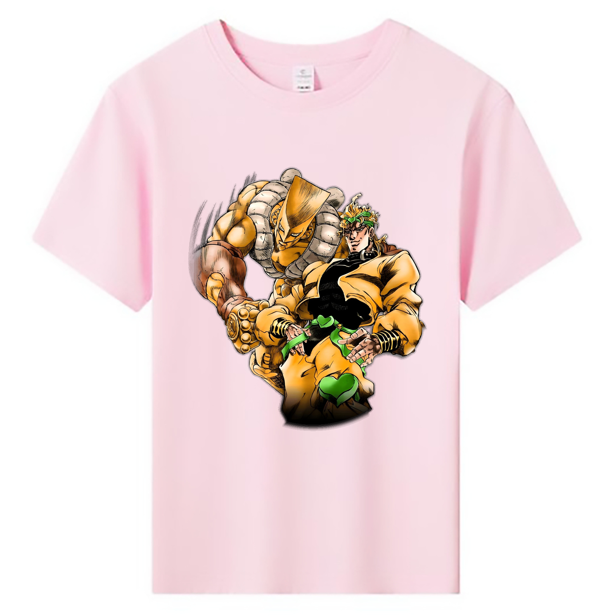 （画像用） ジョジョの奇妙な冒険 ディオ?ブランドー JoJo's Bizarre Adventure Dio Brando 綿100％キッズTシャツ（フロントプリント）