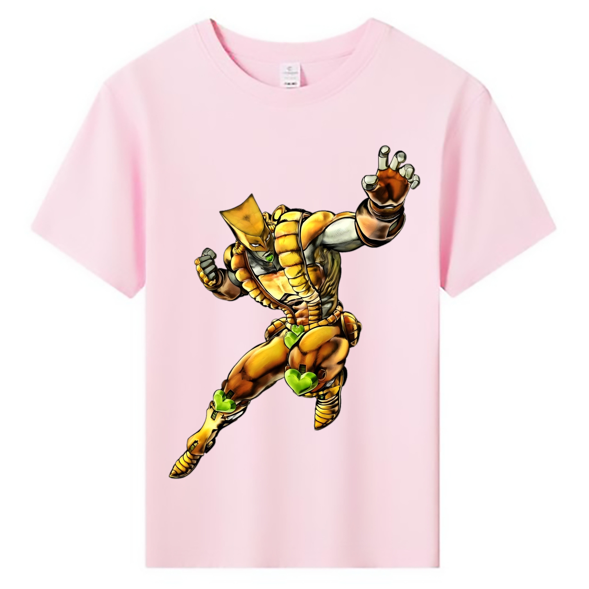 （画像用） ジョジョの奇妙な冒険 ディオ?ブランドー JoJo's Bizarre Adventure Dio Brando 綿100％キッズTシャツ（フロントプリント）