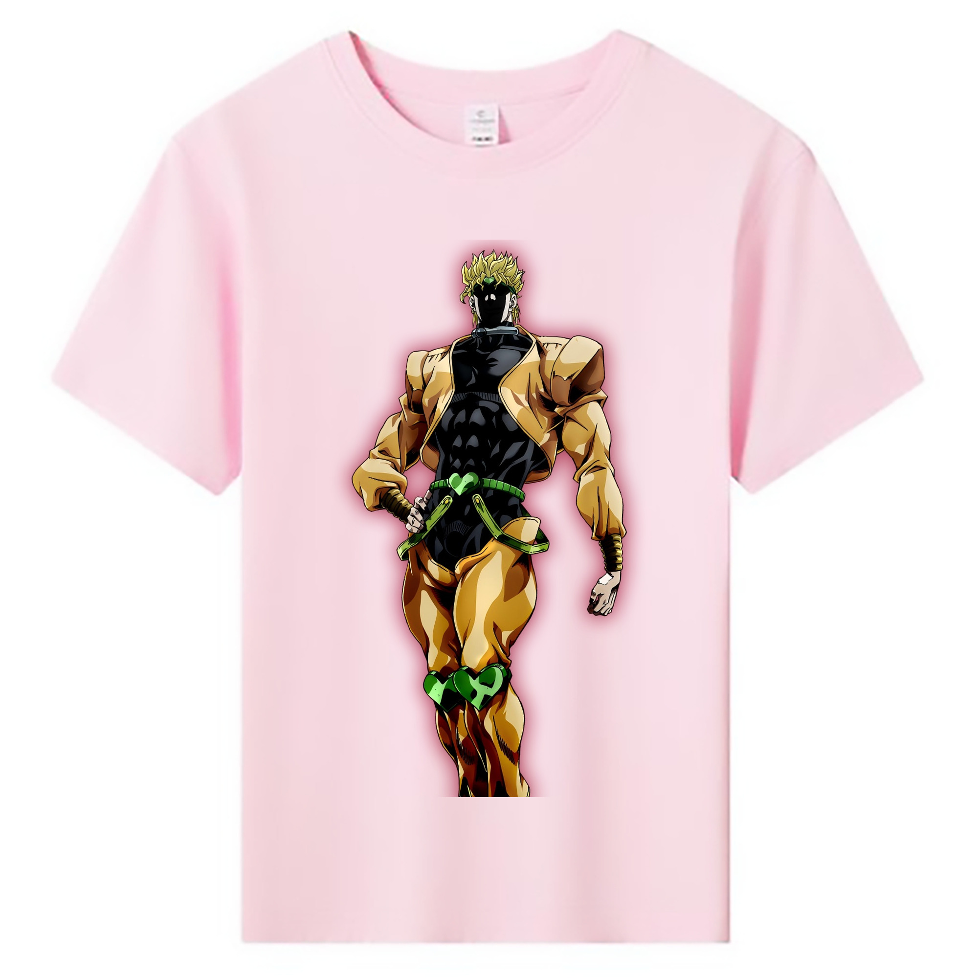 （画像用） ジョジョの奇妙な冒険 ディオ?ブランドー JoJo's Bizarre Adventure Dio Brando 綿100％キッズTシャツ（フロントプリント）