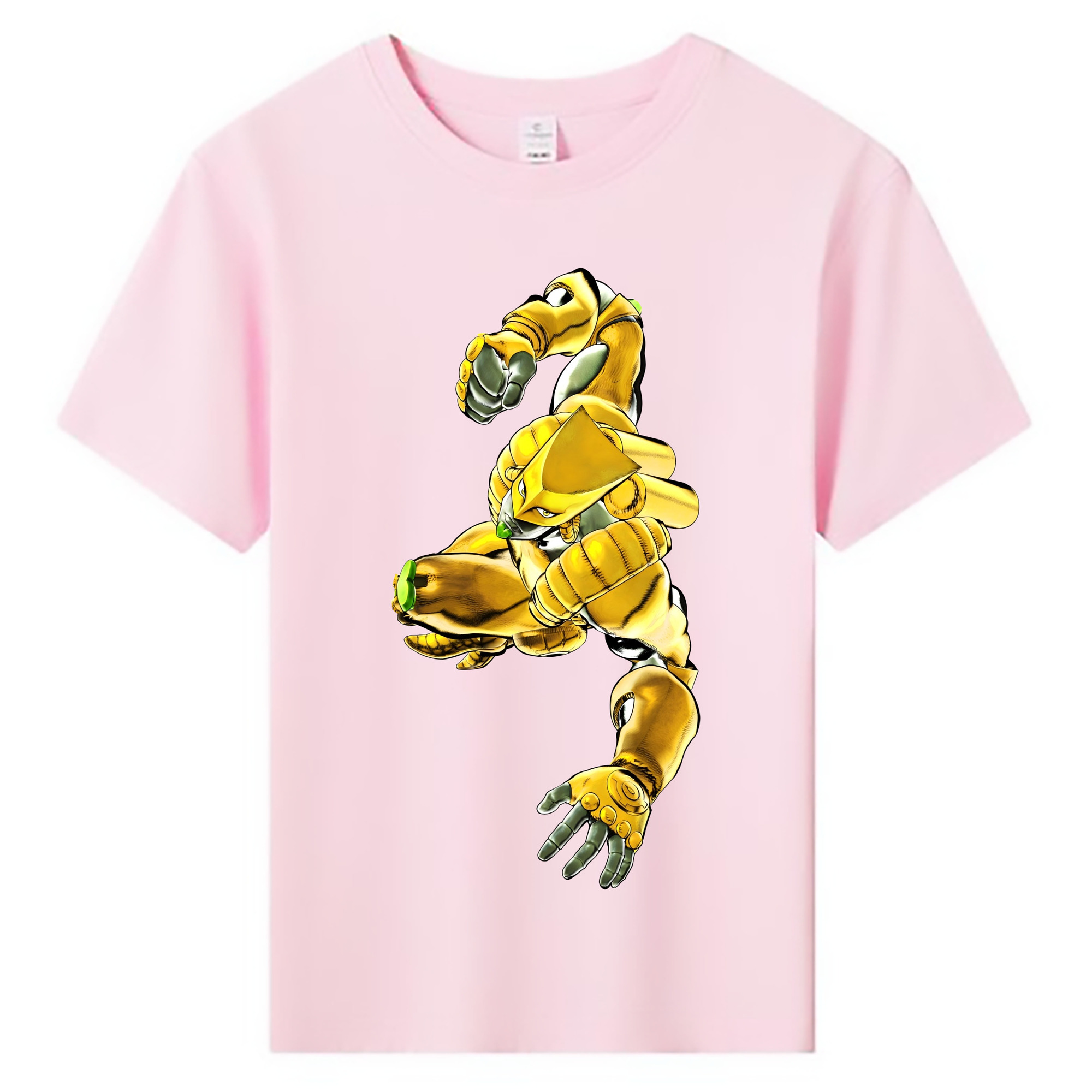 （画像用） ジョジョの奇妙な冒険 ディオ?ブランドー JoJo's Bizarre Adventure Dio Brando 綿100％キッズTシャツ（フロントプリント）