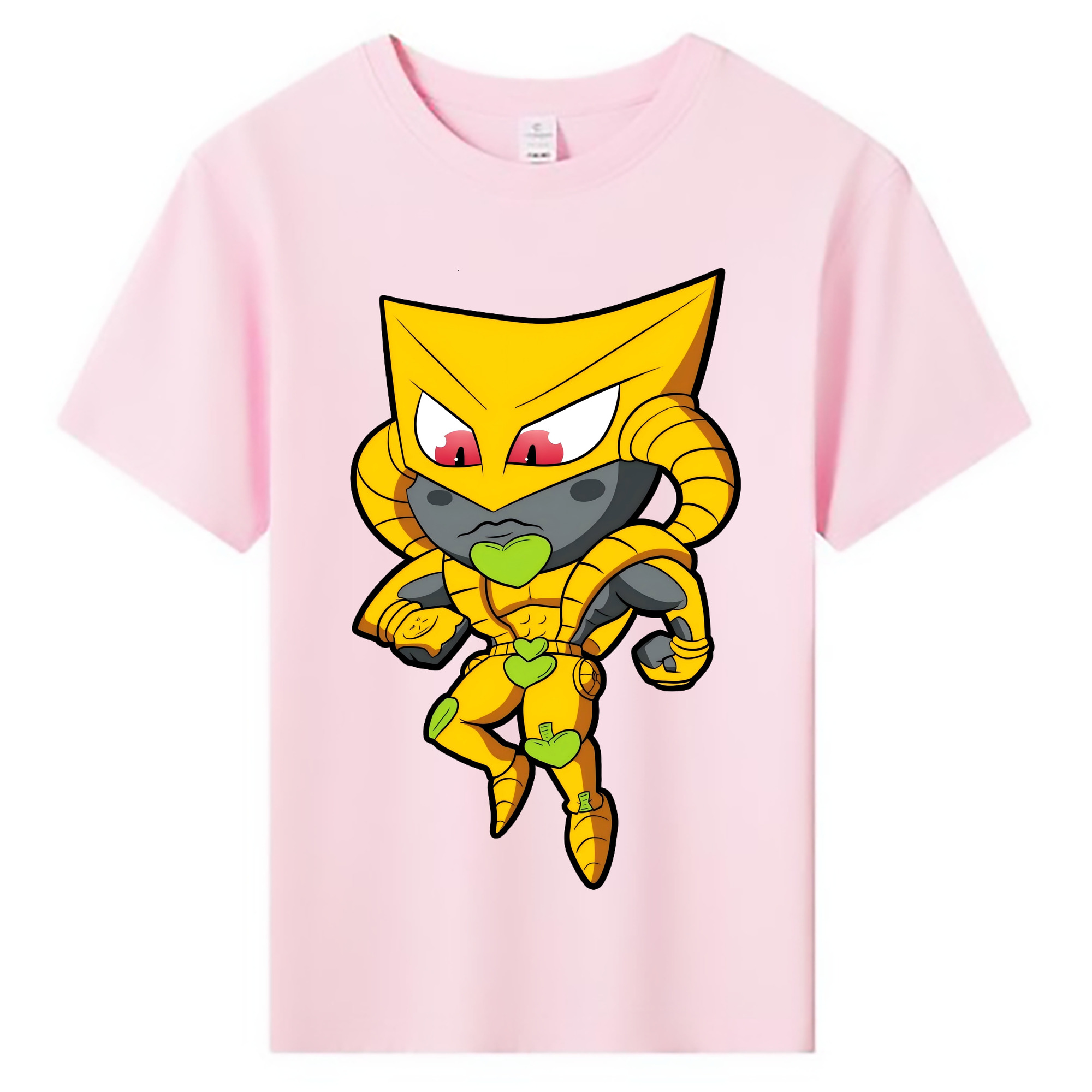 （画像用） ジョジョの奇妙な冒険 ディオ?ブランドー JoJo's Bizarre Adventure Dio Brando 綿100％キッズTシャツ（フロントプリント）
