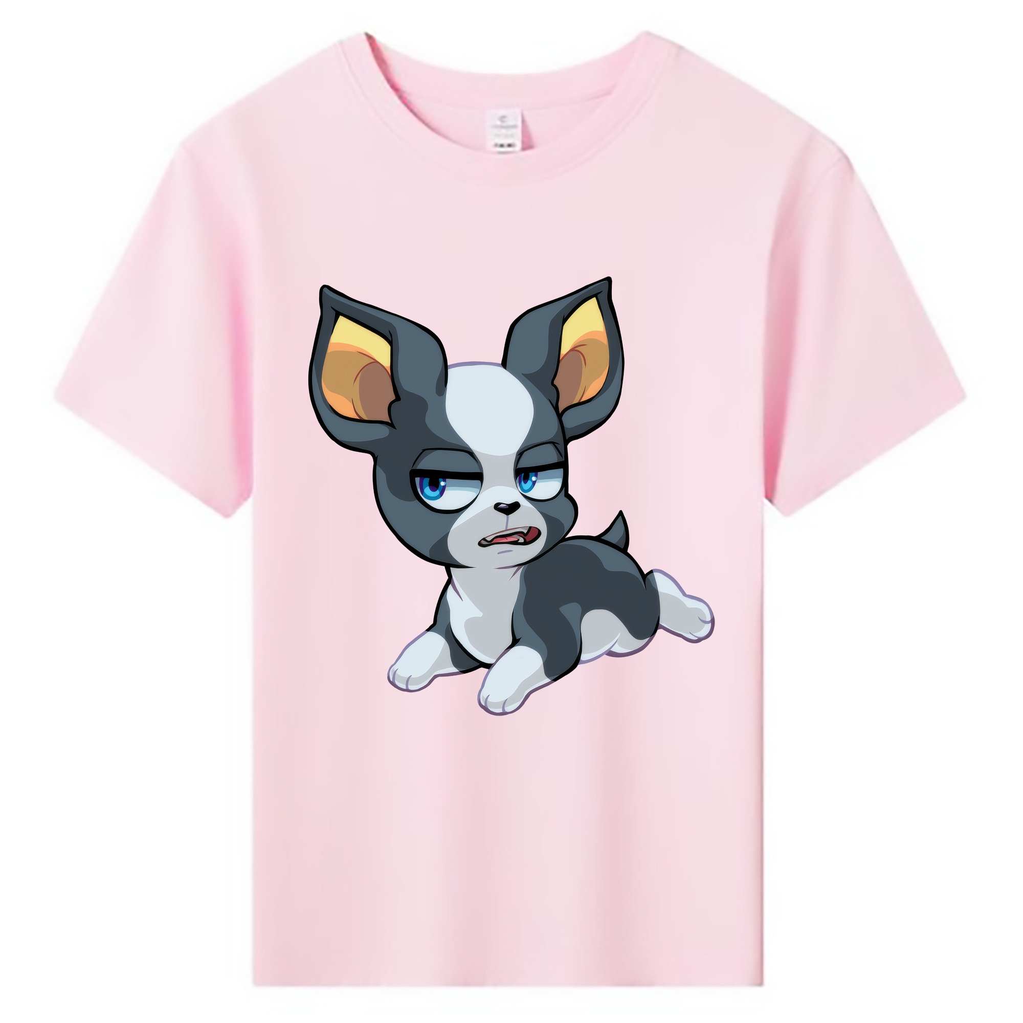 （画像用） ジョジョの奇妙な冒険 イギー JoJo's Bizarre Adventure Iggy 綿100％キッズTシャツ（フロントプリント）