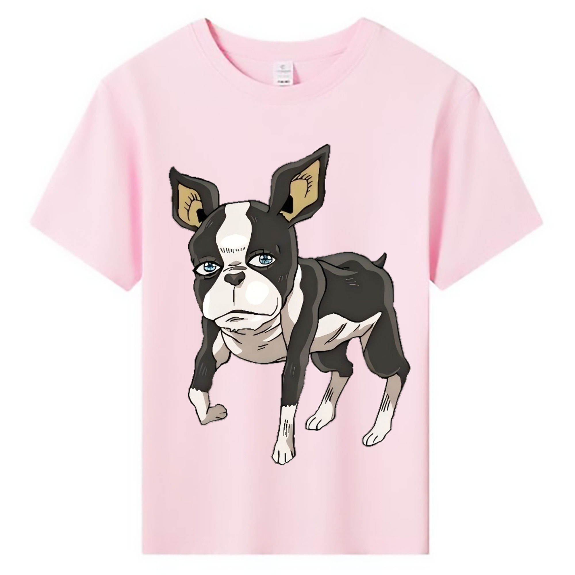 （画像用） ジョジョの奇妙な冒険 イギー JoJo's Bizarre Adventure Iggy 綿100％キッズTシャツ（フロントプリント）