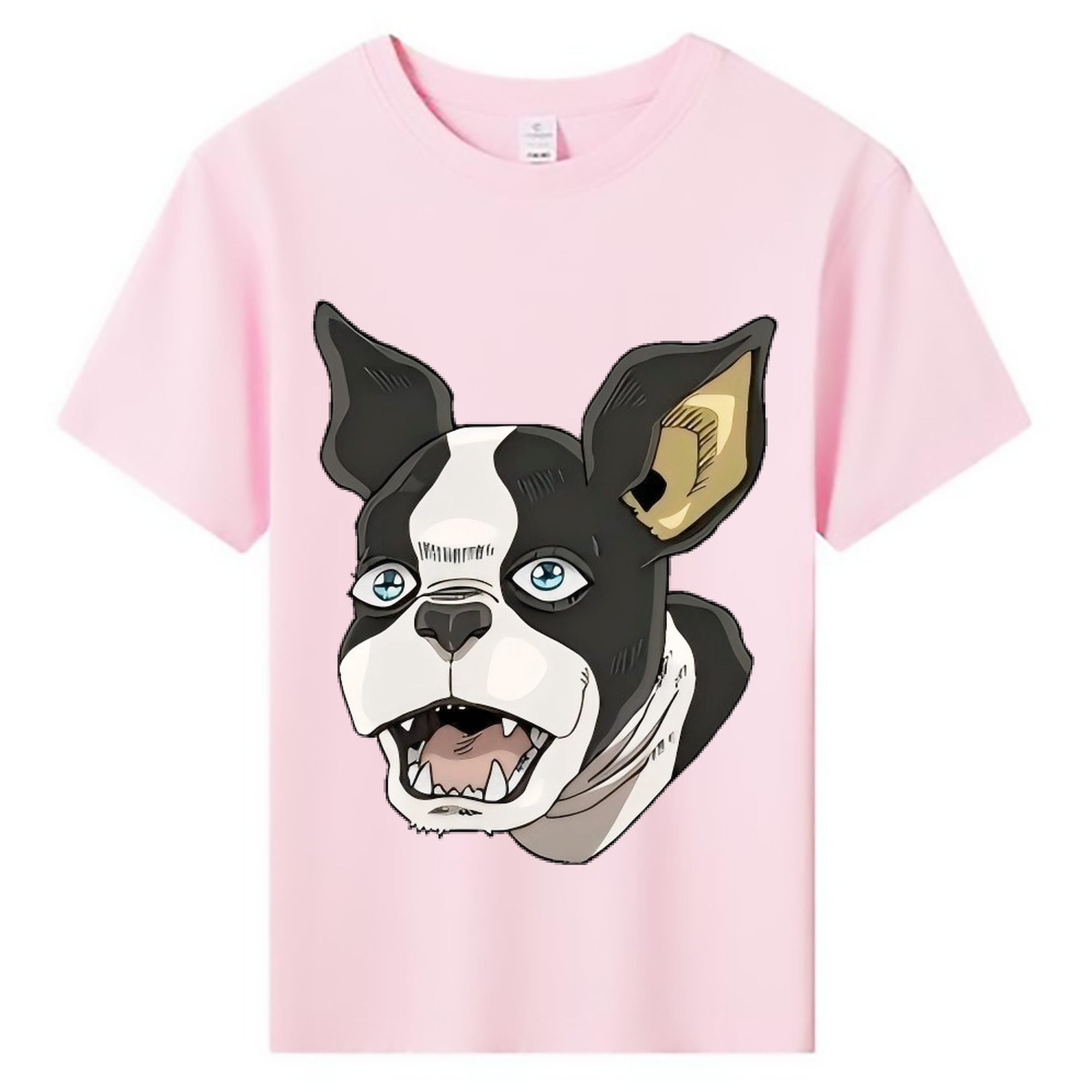 （画像用） ジョジョの奇妙な冒険 イギー JoJo's Bizarre Adventure Iggy 綿100％キッズTシャツ（フロントプリント）